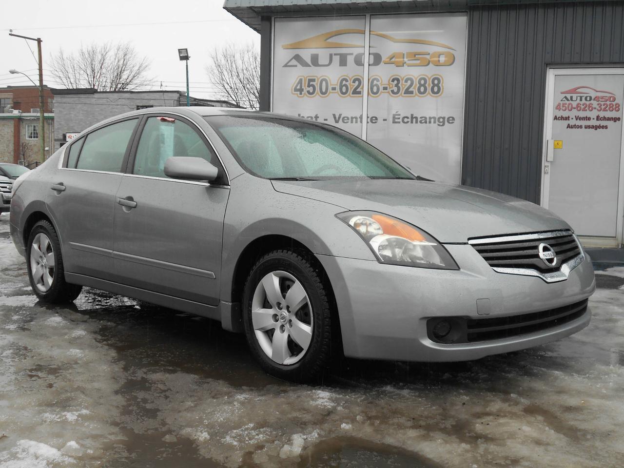 <a href=https://www.auto450.com/occasion/Nissan-Altima-2007.html>https://www.auto450.com/occasion/Nissan-Altima-2007.html</a>

NISSAN ALTIMA 2.5S 2007
FINANCEMENT BANCAIRE ET MAISON 100% APPROUVÉ*** 7 JOURS/5 SOIRS SEMAINE*** 450-876-0948

NISSAN ALTIMA 2.5S  ***2007***
TRANSMISSION AUTOMATIQUE,
MOTEUR 4 CYLINDRES DE 2.5 LITRES
4 PORTES
5 PASSAGERS
SPORTIVE ET TRÈS SPACIEUSE!!!
 AIR CLIMATISÉ
VITRES, MIROIRS ET PORTES ÉLECTRIQUES
RADIO CD MP3
RÉGULATEUR DE VITESSE
VITRES TEINTÉES
DÉVERROUILLAGE À DISTANCE!!! 
*** VERROUILLAGE ET DÉMARRAGE SANS CLÉ***

***FINANCEMENT BANCAIRE ET MAISON 100% APPROUVÉ ET GARANTIE PROLONGÉE DISPONIBLE***

AUTO 450*** 950 boulevard ste-foy à longueuil,québec, J4K 1V9 ***450-626-3288 ***facebook (auto 450)***par courriel au : info@auto450.com***financement: 1ere, 2e et 3e chance au crédit et garantie disponible***plusieurs autres véhicules de disponible***ouvert 7 jours sur 7***lundi au vendredi de 10h à 20h et samedi et dimanche de 10h à 16h** **Bien que nous nous efforcions autant que possible dassurer lexactitude de ces données, nous ne sommes pas responsables de toute erreur ou omission contenue dans cette page.**

MOT CLEFS; HONDA TOYOTA BMW AUDI VOLKSWAGEN TURBO MERCEDES NISSAN GM PICKUP RAM 1500 F150 JEEP FORD DODGE CHRYSLER PRET RABAIS CRÉDIT ÉCHANGE EXPORT EXPORTATION BAS KILOMÉTRAGE 1 SEUL PROPRIO CARPROOF JAMAIS ACCIDENTÉ SPORT TURBO PERFORMANCE 4X4 LIQUIDATION CERTIFIÉ  TAXI UBER AUTO450 ZONE LONGUEUIL ST-HBERT BROSSARD MONTREAL BOUCHERVILLE INSPECTION BAS PRIX