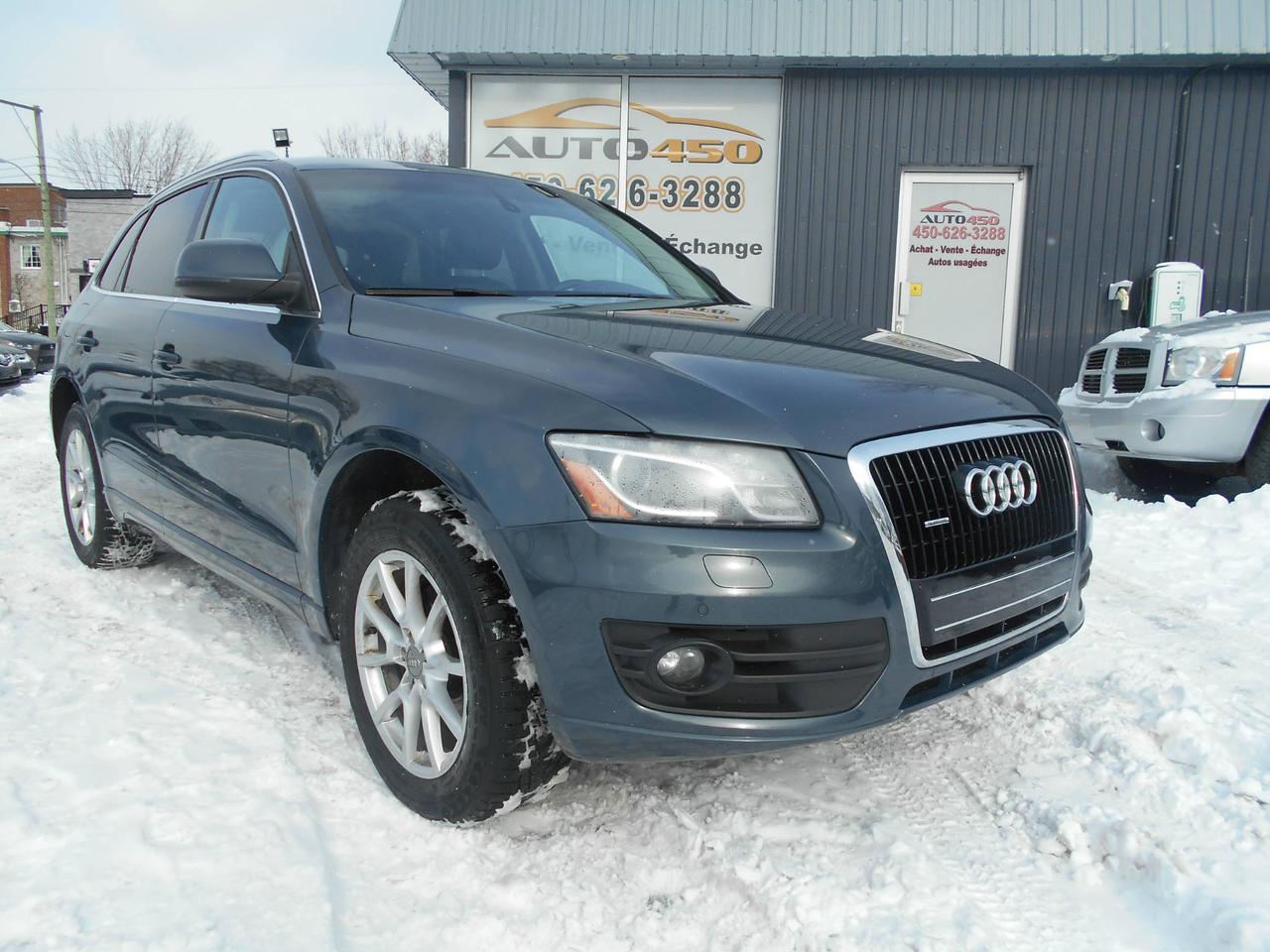 <a href=https://www.auto450.com/occasion/Audi-Q5-2009.html>https://www.auto450.com/occasion/Audi-Q5-2009.html</a>

Audi Q5 Quattro 2009 ***4X4/CUIR/TOIT PANO***

*FINANCEMENT BANCAIRE ET MAISON 100% APPROUVÉ*** 7 JOURS/5 SOIRS SEMAINE*** ***450-626-3288***
___________________________________

AUDI Q5 ***QUATTRO*** 2009 AVEC UNE TRANSMISSION AUTOMATIQUE, UN MOTEUR 6 CYLINDRES DE 3.2 LITRES, 4 PORTES, 5 PASSAGERS, TRÈS LUXUEUSE ET TRÈS BIEN ÉQUIPÉ!!!! AIR CLIMATISÉ, RADIO CD/BLUETOOTH, VITRES TEINTÉES, PORTES, VITRES, MIROIRS ET SIÈGES ÉLECTRIQUES, ***JANTES EN ALUMINIUM DE 18 POUCES PNEUS DHIVER*** RÉGULATEUR DE VITESSES!!!! ***INTÉRIEUR EN CUIR*** ***VÉHICULE EN BONNE CONDITION!!!*** TOIT OUVRANT PANORAMIQUE!!!! CAMÉRA DE RECUL!!!!!!


***FINANCEMENT BANCAIRE ET MAISON 100% APPROUVÉ ET GARANTIE PROLONGÉE DISPONIBLE***
___________________________________

AUTO 450*** 950 boulevard ste-foy à longueuil,québec, J4K 1V9 ***1 855 616-9535 ***facebook (auto 450)***par courriel au : ventes@auto450.com***financement: 1ere, 2e et 3e chance au crédit et garantie disponible***plusieurs autres véhicules de disponible***ouvert 7 jours sur 7***lundi au vendredi de 9ham à 21hpm et samedi et dimanche de 10ham à 16hpm** **Bien que nous nous efforcions autant que possible dassurer lexactitude de ces données, nous ne sommes pas responsables de toute erreur ou omission contenue dans cette page.**VISA/MASTERCARD/AMEX ET INTERACT ACCEPTÉ**

MOT CLEFS; HONDA TOYOTA BMW AUDI VOLKSWAGEN TURBO MERCEDES NISSAN GM PICKUP RAM 1500 F150 JEEP FORD DODGE CHRYSLER PRET RABAIS CRÉDIT ÉCHANGE EXPORT EXPORTATION BAS KILOMÉTRAGE 1 SEUL PROPRIO CARPROOF JAMAIS ACCIDENTÉ SPORT TURBO PERFORMANCE 4X4 LIQUIDATION CERTIFIÉ TAXI UBER AUTO450 ZONE LONGUEUIL ST-HBERT BROSSARD MONTREAL BOUCHERVILLE INSPECTION BAS PRIX