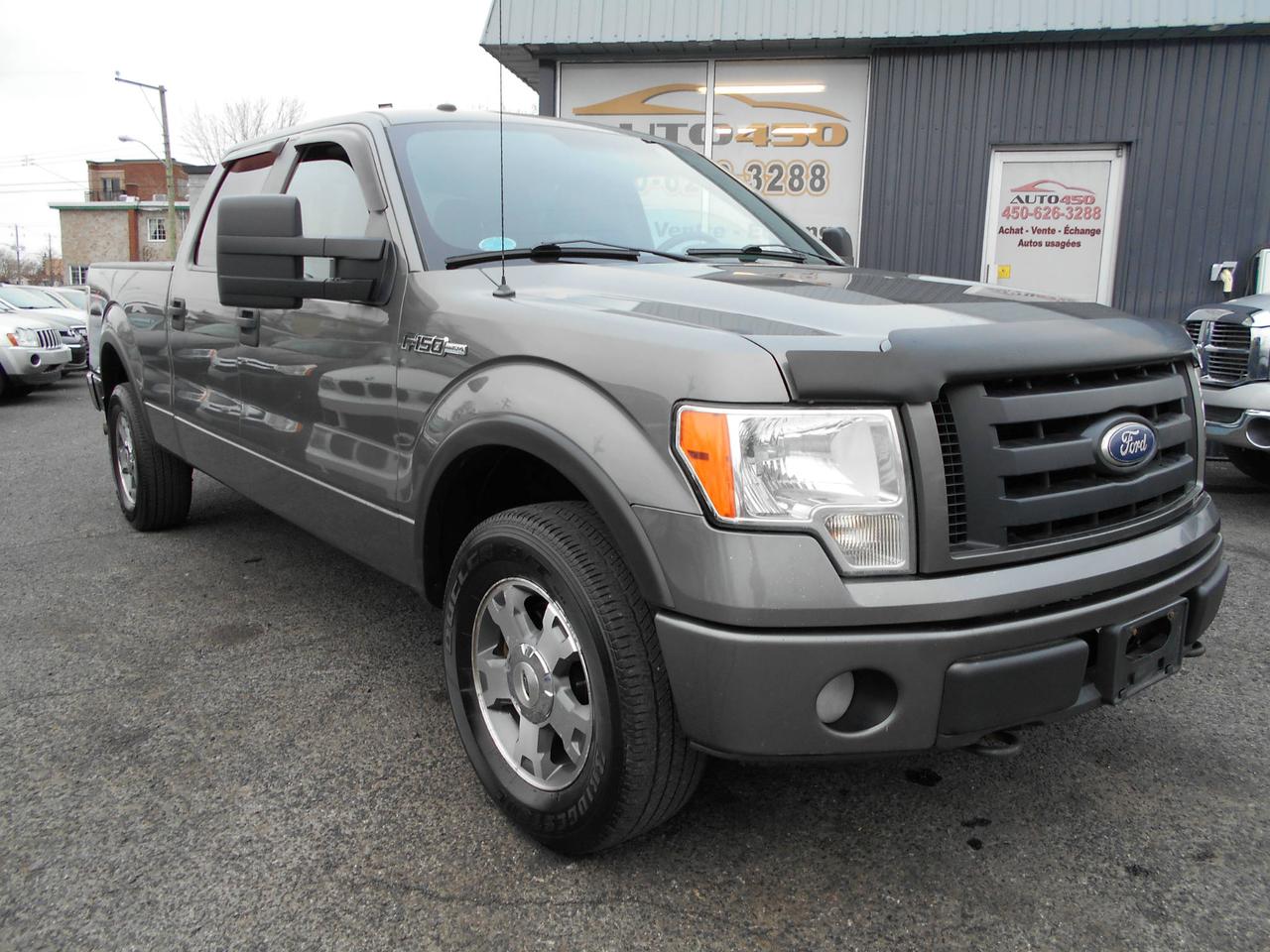 <a href=https://www.auto450.com/occasion/Ford-F150-2010.html>https://www.auto450.com/occasion/Ford-F150-2010.html</a>

***FORD F150 FX4 ***2010*** ***4X4*** ENSEMBLE DE REMORQUAGE COMPLET!!!! BOITE DE 6.5PIEDS/SUPERCREW***
FINANCEMENT BANCAIRE ET MAISON 100% APPROUVÉ*** OUVERT 7 JOURS/5 SOIRS SEMAINE*** ***450-876-0948***
******************************************************************
***FORD F150 FX4 2010*** TRANSMISSION AUTOMATIQUE,  MOTEUR 8 CYLINDRES DE 5.4 LITRES, BOITE DE 6.5POUCES, 4 VRAI PORTES, 6 PASSAGERS ***AIR CLIMATISÉ  RADIO CD/MP3, VITRES, MIROIRS ET PORTES ÉLECTRIQUES*** VITRES TEINTÉES*** JANTES EN ALUMINIUM DE 18POUCES ***4X4*** VÉHICULE ROBUSTE ET TRÈS PROPRE!!!! ***ENSEMBLE DE REMORQUAGE COMPLET*** 

******************************************************************
***FINANCEMENT BANCAIRE ET MAISON 100% APPROUVÉ ET GARANTIE PROLONGÉE DISPONIBLE***
******************************************************************
AUTO 450*** 950 boulevard ste-foy à longueuil,québec, J4K 1V9 ***450-626-3288 ***facebook (auto 450)***par courriel au : info@auto450.com***financement: 1ere, 2e et 3e chance au crédit et garantie disponible***plusieurs autres véhicules de disponible***ouvert 7 jours sur 7***lundi au vendredi de 9h à 20h et samedi et dimanche de 10h à 16h** *Bien que nous nous efforcions autant que possible dassurer lexactitude de ces données, nous ne sommes pas responsables de toute erreur ou omission contenue dans cette page.**
HONDA TOYOTA BMW AUDI VOLKSWAGEN TURBO MERCEDES NISSAN GM PICKUP RAM 1500
F150 JEEP FORD DODGE CHRYSLER PRET RABAIS CRÉDIT ÉCHANGE UBER

MOT CLEFS; HONDA TOYOTA BMW AUDI VOLKSWAGEN TURBO MERCEDES NISSAN GM PICKUP RAM 1500 F150 JEEP FORD DODGE CHRYSLER PRET RABAIS CRÉDIT ÉCHANGE EXPORT EXPORTATION BAS KILOMÉTRAGE 1 SEUL PROPRIO CARPROOF JAMAIS ACCIDENTÉ SPORT TURBO PERFORMANCE 4X4 LIQUIDATION CERTIFIÉ  TAXI UBER AUTO450 ZONE LONGUEUIL ST-HBERT BROSSARD MONTREAL BOUCHERVILLE INSPECTION BAS PRIX