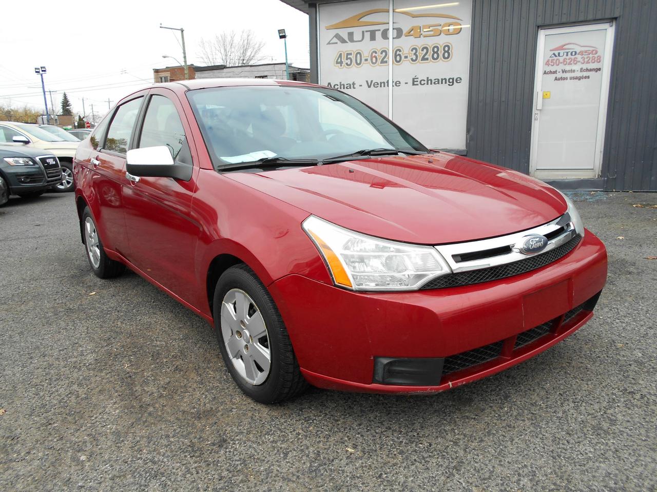 <a href=https://www.auto450.com/occasion/Ford-Focus-2009.html>https://www.auto450.com/occasion/Ford-Focus-2009.html</a>

***FORD FOCUS SE 2009*** FINANCEMENT BANCAIRE ET MAISON 100% APPROUVÉ*** OUVERT 7 JOURS/5 SOIRS SEMAINE*** ***450-876-0948***
___________________________________

FORD FOCUS SE ***2009*** TRANSMISSION AUTOMATIQUE 4 CYLINDRES DE 2.0 LITRES, 4 PORTES, 5 PASSAGERS, ÉCONOMIQUE ET TRÈS FIABLE!!! AIR CLIMATISÉ, RADIO CD/MP3/BLUETOOTH, VITRES TEINTÉES, DÉVERROUILLAGE À DISTANCE. ***BAS KILOMÉTRAGE
___________________________________

***FINANCEMENT BANCAIRE ET MAISON 100% APPROUVÉ ET GARANTIE PROLONGÉE DISPONIBLE***
___________________________________

AUTO 450*** 950 boulevard ste-foy à longueuil,québec, J4K 1V9 ***450-626-3288 ***facebook (auto 450)***par courriel au : info@auto450.com***financement: 1ere, 2e et 3e chance au crédit et garantie disponible***plusieurs autres véhicules de disponible***ouvert 7 jours sur 7***lundi au vendredi de 9h à 21h et samedi et dimanche de 10h à 16h** **Bien que nous nous efforcions autant que possible dassurer lexactitude de ces données, nous ne sommes pas responsables de toute erreur 

MOT CLEFS; HONDA TOYOTA BMW AUDI VOLKSWAGEN TURBO MERCEDES NISSAN GM PICKUP RAM 1500 F150 JEEP FORD DODGE CHRYSLER PRET RABAIS CRÉDIT ÉCHANGE EXPORT EXPORTATION BAS KILOMÉTRAGE 1 SEUL PROPRIO CARPROOF JAMAIS ACCIDENTÉ SPORT TURBO PERFORMANCE 4X4 LIQUIDATION CERTIFIÉ  TAXI UBER AUTO450 ZONE LONGUEUIL ST-HBERT BROSSARD MONTREAL BOUCHERVILLE INSPECTION BAS PRIX