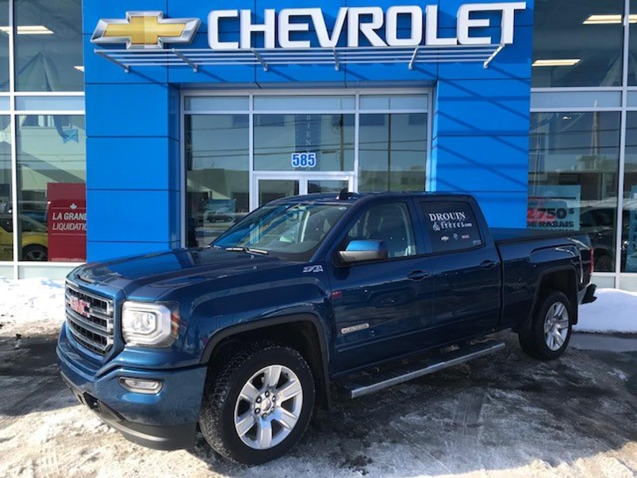 <a href=https://www.drouinetfreres.com/occasion/GMC-Sierra_1500-2017.html>https://www.drouinetfreres.com/occasion/GMC-Sierra_1500-2017.html</a>

MESSAGE TEXTE 418-389-9500 POUR PLUS DINFORMATION, INCLUS PNEUS DHIVER ET TOILE GMC.