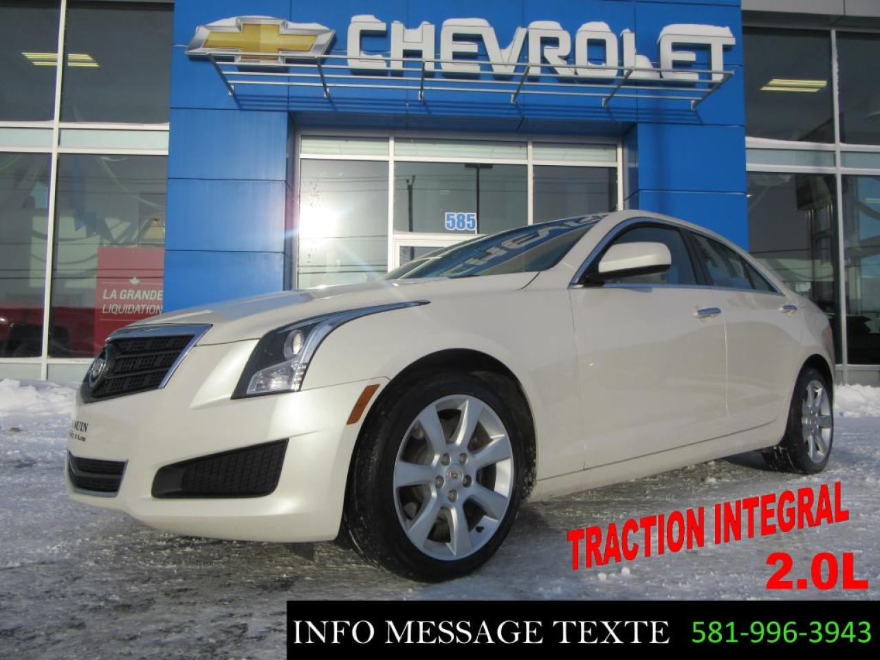 Used 2014 Cadillac ATS AWD for sale in Ste-Marie, QC