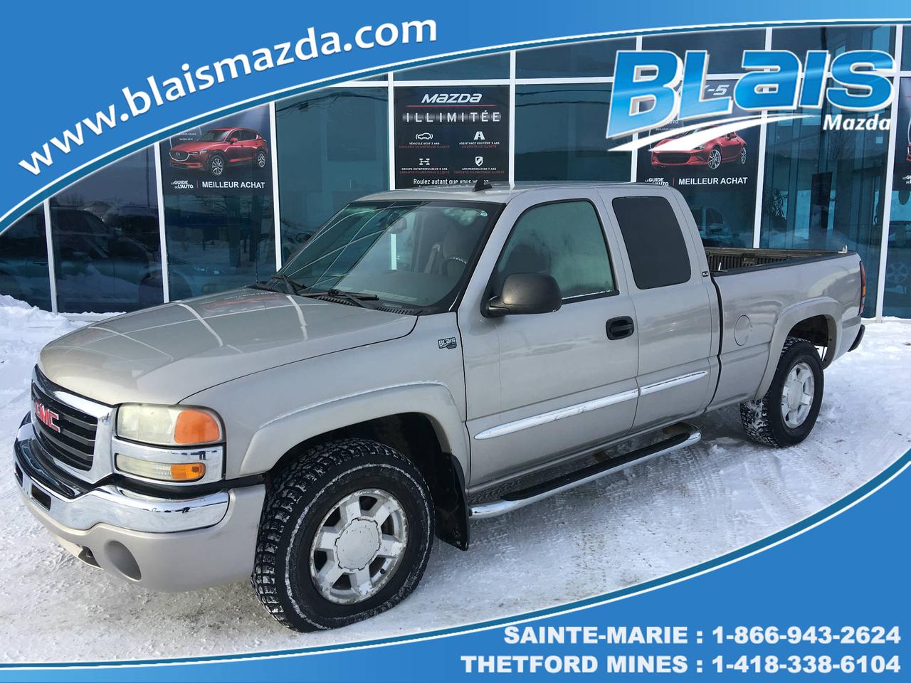 <a href=https://www.blaismazda.com/occasion/GMC-1500-2007.html>https://www.blaismazda.com/occasion/GMC-1500-2007.html</a>

KING CAB
4X4
MOTEUR 4.8LITRES
