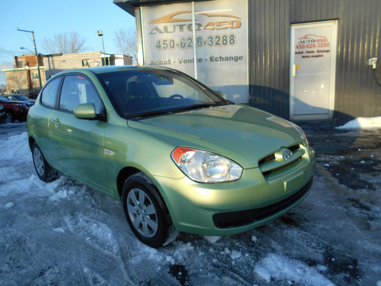 <a href=https://www.auto450.com/occasion/Hyundai-Accent-2011.html>https://www.auto450.com/occasion/Hyundai-Accent-2011.html</a>

HYUNDAI ACCENT 2011 ***TRÈS ÉCONOMIQUE*** FINANCEMENT BANCAIRE ET MAISON 100% APPROUVÉ*** 7 JOURS/5 SOIRS SEMAINE*** 450-626-3288

HYUNDAI ACCENT ***2011***, TRANSMISSION MANUELLE 5 VITESSES, MOTEUR 4 CYLINDRES DE 1.6 LITRES, 2 PORTES, 5 PASSAGERS TRÈS ÉCONOMIQUE!!! RADIO CD/MP3, PRISE AUXILIAIRE,
FAITEs VITE.. VÉHICULE EN BONNE CONDITION!!!!! TRÈS ÉCONOMIQUE!!!!


***FINANCEMENT BANCAIRE ET MAISON 100% APPROUVÉ ET GARANTIE PROLONGÉE DISPONIBLE***

AUTO 450*** 950 boulevard ste-foy à longueuil,québec, J4K 1V9 ***450-626-3288 ***facebook (auto 450)***par courriel au : info@auto450.com***financement: 1ere, 2e et 3e chance au crédit et garantie disponible***plusieurs autres véhicules de disponible***ouvert 7 jours sur 7***lundi au vendredi de 10h à 20h et samedi et dimanche de 10h à 16h** **Bien que nous nous efforcions autant que possible dassurer lexactitude de ces données, nous ne sommes pas responsables de toute erreur ou omission contenue dans cette page.**

MOT CLEFS; HONDA TOYOTA BMW AUDI VOLKSWAGEN TURBO MERCEDES NISSAN GM PICKUP RAM 1500 F150 JEEP FORD DODGE CHRYSLER PRET RABAIS CRÉDIT ÉCHANGE EXPORT EXPORTATION BAS KILOMÉTRAGE 1 SEUL PROPRIO CARPROOF JAMAIS ACCIDENTÉ SPORT TURBO PERFORMANCE 4X4 LIQUIDATION CERTIFIÉ  TAXI UBER AUTO450 ZONE LONGUEUIL ST-HBERT BROSSARD MONTREAL BOUCHERVILLE INSPECTION BAS PRIX