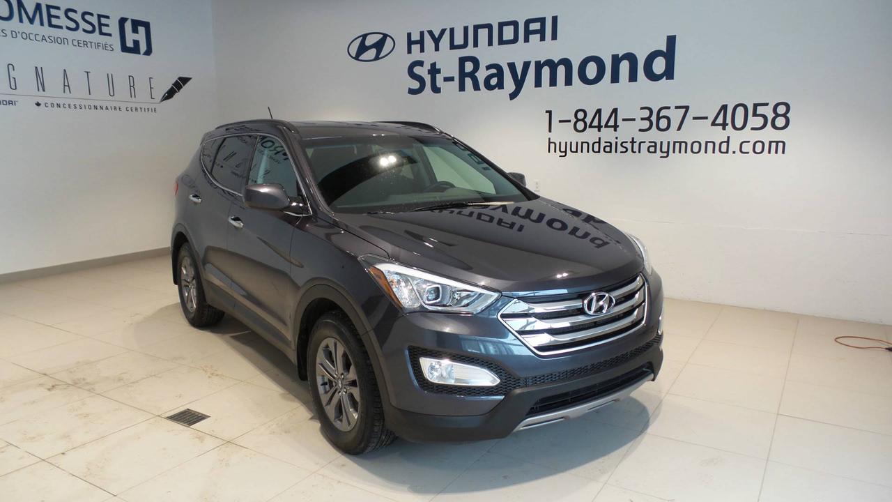 <a href=https://www.hyundaistraymond.com/occasion/Hyundai-Santa_Fe_Sport-2015.html>https://www.hyundaistraymond.com/occasion/Hyundai-Santa_Fe_Sport-2015.html</a>

***FINANCEMENT À 1.9% DISPONIBLE*** ~ SEULEMENT 53263 KM ~ SANTA FE SPORT PREMIUM 2.4 AWD 2015 ** JAMAIS ACCIDENTÉ ** GARANTIE ** SIÈGES ÉLECTRIQUES CHAUFFANT AV/ARR, VOLANT EN CUIR CHAUFFANT, CLIMATISATION BI-ZONE, BLUETOOTH, JANTES 17, COMMANDES AUDIO AU VOLANT, RÉGULATEUR DE VITESSE ET BIEN PLUS !! IL EST APPRÉCIER POUR SA COMMODITÉ, SON HABITACLE TRÈS BIEN ÉQUIPÉ!!

POUR PRENDRE RENDEZ-VOUS POUR UN ESSAI ROUTIER OU POUR OBTENIR PLUS DE DÉTAILS, VOUS POUVEZ COMMUNIQUER SANS FRAIS AU : 1-844-623-0597	, VIA MESSAGERIE TEXTE AVEC YVES HUARD AU 581-984-7639  OU AVEC MATHIEU DUMONT AU 418-410-8140  EN TOUT TEMPS MÊME LES SOIRS ET LES FINS DE SEMAINE !!! PRIX ÉTABLI AVEC UN FINANCEMENT À TAUX RÉGULIER !!