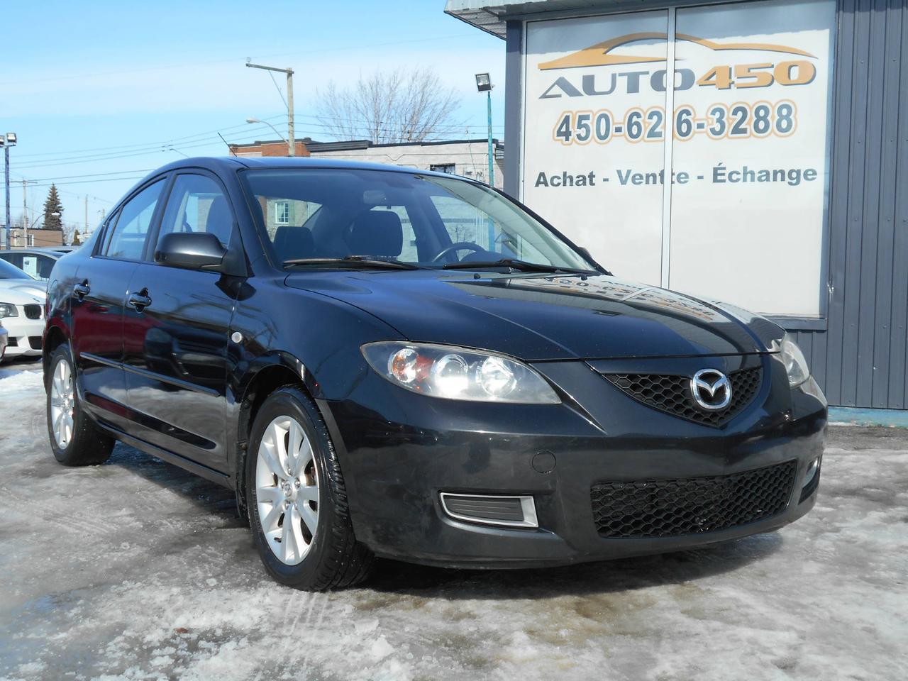<a href=https://www.auto450.com/occasion/Mazda-3-2008.html>https://www.auto450.com/occasion/Mazda-3-2008.html</a>

MAZDA 3 GS 2008 ***BAS KILOMETRAGE***MAGS**AIR CLIMATISE***

FINANCEMENT BANCAIRE ET MAISON 100% APPROUVÉ***OUVERT 7 JOURS/5 SOIRS SEMAINE*** 450-626-3288

MAZDA 3 2008 ***GS***, TRANSMISSION AUTOMATIQUE, MOTEUR 4 CYLINDRES DE 2.0 LITRES, 4 PORTES, 5 PASSAGERS, AIR CLIMATISÉ, VITRES, MIROIRS ET PORTES ÉLECTRIQUES, RADIO CD AUXILIAIRE, DÉVERROUILLAGE À DISTANCE, MAGS , COMMANDES AU VOLANTS , RÉGULATEUR DE VITESSE , BAS KILOMÉTRAGE!!! VÉHICULE TRÈS PROPRE!!! ***!!! 


***FINANCEMENT BANCAIRE ET MAISON 100% APPROUVÉ ET GARANTIE PROLONGÉE DISPONIBLE***

AUTO 450*** 950 boulevard ste-foy à longueuil,québec, J4K 1V9 ***450-626-3288 ***facebook (auto 450)***par courriel au : info@auto450.com***financement: 1ere, 2e et 3e chance au crédit et garantie disponible***plusieurs autres véhicules de disponible***ouvert 7 jours sur 7***lundi au vendredi de 10h à 20h et samedi et dimanche de 10h à 16h** **Bien que nous nous efforcions autant que possible dassurer lexactitude de ces données, nous ne sommes pas responsables de toute erreur ou omission contenue dans cette page.**

Garantie

D - Garantie légale uniquement