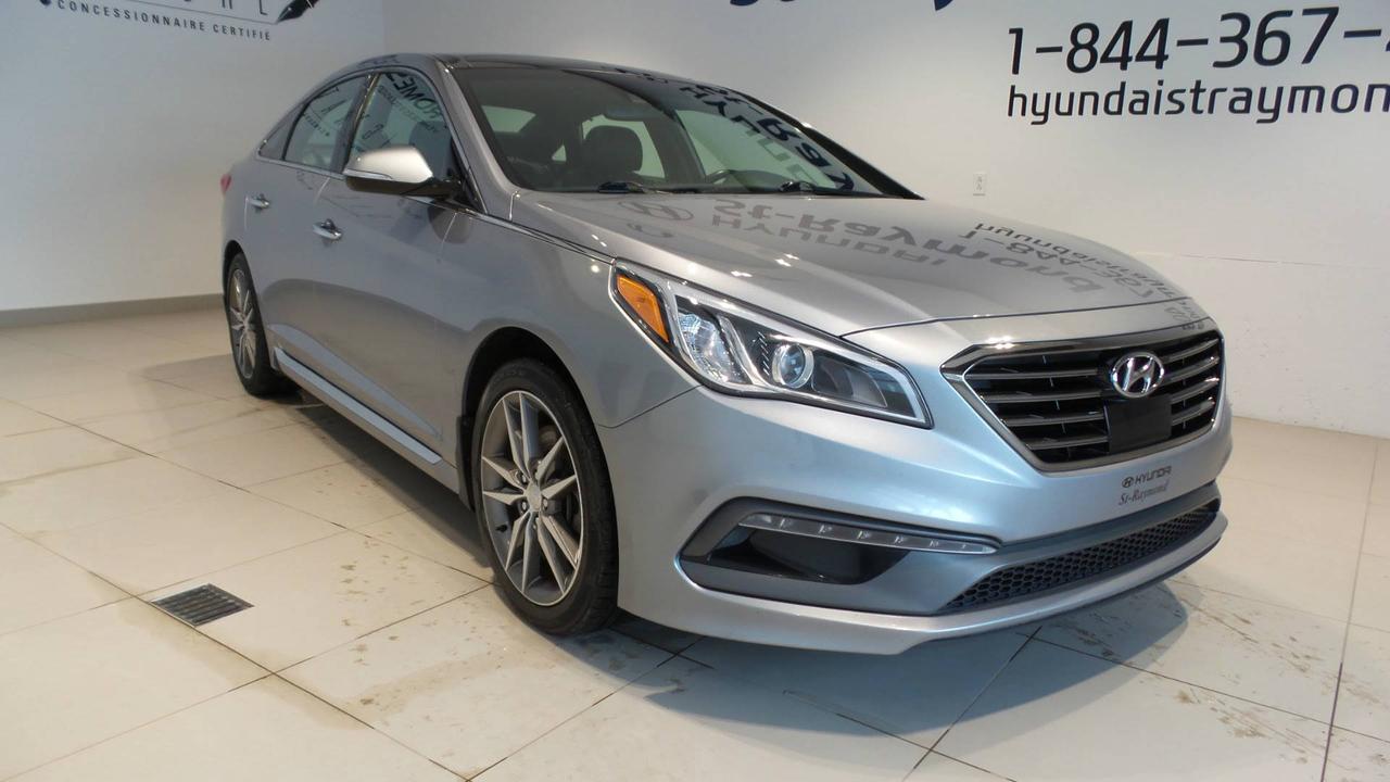 <a href=https://www.hyundaistraymond.com/occasion/Hyundai-Sonata-2015.html>https://www.hyundaistraymond.com/occasion/Hyundai-Sonata-2015.html</a>

***FINANCEMENT À 2.99% DISPONIBLE*** 
HYUNDAI SONATA ULTIMATE 2015 AUTOMATIQUE ** JANTES 18 POUCES, CUIR, TOIT OUVRANT, CLIMATISATION, SIÈGE CONDUCTEUR ÉLECTRIQUE, BLUETOOTH, SIÈGES CHAUFFANTS, PHARES ANTIBROUILLARDS, COMMANDES AUDIO AU VOLANT ET BIEN PLUS!! CETTE ÉLÉGANTE SONATA TOUT ÉQUIPÉ VOUS OFFRES UN HABITACLE SPACIEUX, UNE CONDUITE PLAISANTE ET DYNAMIQUE AINSI QUUNE SILHOUETTE RAFFINÉ !! ELLE EST MUNI DE SON MOTEUR 2.0L TURBO ÉCONOMIQUE  A VOIR ABSOLUMENT !! PASSEZ DÈS AUJOURDHUI POUR EN FAIRE LESSAI ROUTIER !!

POUR PRENDRE RENDEZ-VOUS POUR UN ESSAI ROUTIER OU POUR OBTENIR PLUS DE DÉTAILS, VOUS POUVEZ COMMUNIQUER SANS FRAIS AU : 1-844-623-0597	, VIA MESSAGERIE TEXTE AVEC MATHIEU DUMONT AU 418-410-8140 OU ALEXANDRE OUELLETTE 418-933-9422  EN TOUT TEMPS MÊME LES SOIRS ET LES FINS DE SEMAINE !!! PRIX ÉTABLI AVEC UN FINANCEMENT À TAUX RÉGULIER !!