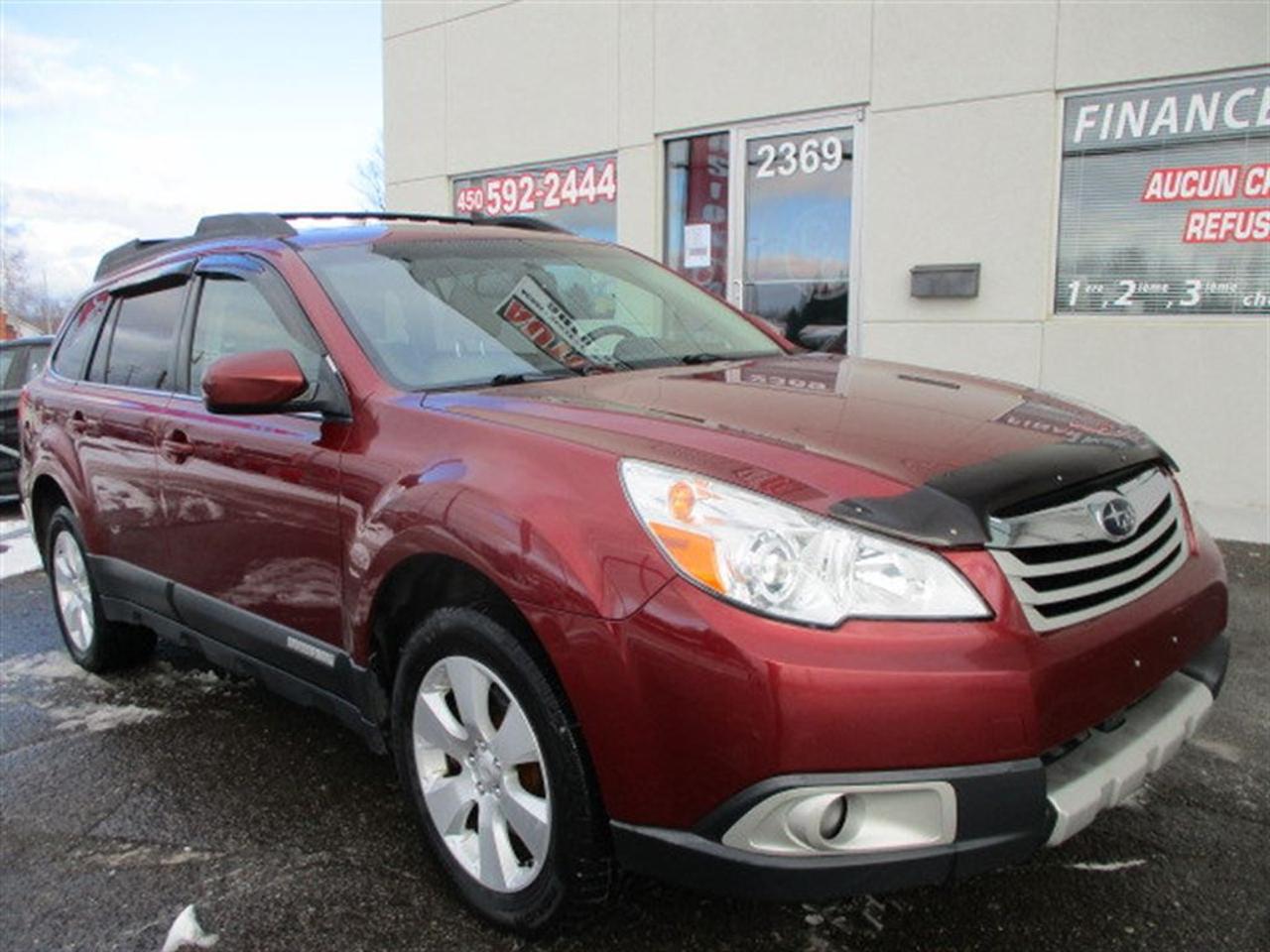 <a href=https://www.autoc4.com/occasion/Subaru-Outback-2011.html>https://www.autoc4.com/occasion/Subaru-Outback-2011.html</a>

ENGLISH WILL FOLLOW - COMMUNIQUER AU 514-234-4994 / SANS FRAIS 1-877-465-9235 POUR PLUS DINFORMATION EN TOUT TEMPS 7/7    ***MAINTENANT OUVERT 7 JOURS ! VENEZ RENCONTRER NOTRE ÉQUIPE JEUNE ET DYNAMIQUE SUR PLACE AU 2369 BOULEVARD CURÉ-LABELLE ST-JÉROME J7Y5E9 , ROUTE 117 NORD EN DIRECTION DE PRÉVOST ! À 20 MINUTES DE LAVAL , 30 MINUTES DE MONTRÉAL ****    INSPECTION MÉCANIQUE COMPLÈTE DISPONIBLE !!! APPROBATION AU CRÉDIT RAPIDE DISPONIBLE SUR PLACE , EN LIGNE SUR AUTOC4.COM OU PAR TÉLÉPHONE !!! FINANCEMENT 1èRE , 2e ET 3e CHANCE AU CRÉDIT !!! AUCUN CAS REFUSÉ !!!    ****CE PRIX INCLUS UN RABAIS DE 500$ LORS DUN FINANCEMENT AVEC AUTOC4 COMMUNIQUER AVEC NOUS POUR PLUS DINFORMATION SUR CETTE OFFRE ALLÉCHANTE****    CERTAINE CONDITION SAPPLIQUE  UN PROGRAMME DE GARANTIE DE 598$ SERA AJOUTER QUI VOUS DONNES DROIT, À UNE GARANTIE ADDITIONNEL DE 6 MOIS/10 000KM GROUPE MOTOPROPULSEUR, UNE INSPECTION MÉCANIQUE SUR 100 POINTS, UN 1/2 PLEIN DESSENCE AINSI QUE 1 CHANGEMENTS DHUILES !!    ***AUTOC4.COM***AUTOC4.COM***AUTOC4.COM***2369 BOULEVARD CURÉ-LABELLE , ST-JÉROME , J7Y5E9 , ROUTE 117 DIRECTION PRÉVOST***AUTOC4.COM***AUTOC4.COM***AUTOC4.COM***    CONTACT AT 514-234-4994 / NO CHARGE 1-877-465-9235 FOR MORE INFORMATION ANY TIME 7/7    *** NOW OPEN 7 DAYS ! COME TO MEET OUR YOUNG AND DYNAMIC TEAM ON THE PLACE AT 2369 BOULEVARD CURÉ-LABELLE ST-JÉROME J7Y5E9, ROAD 117 NORD IN DIRECTION OF PRÉVOST! 20 MINUTES FROM LAVAL, 30 MINUTES FROM MONTREAL ****    COMPLETE MECHANICAL INSPECTION AVAILABLE !!! APPROVAL TO QUICK CREDIT AVAILABLE ON-SITE, ONLINE ON AUTOC4.COM OR BY TELEPHONE !!! FINANCING 1st, 2nd and 3rd CHANCE TO CREDIT !!! NO CASE REFUSED !!!    **** THIS PRICE INCLUDES A $500 DISCOUNT FROM A FINANCING WITH AUTOC4 CONTACT US FOR MORE INFORMATION ON THIS ALLOYABLE OFFER ****    CERTAIN CONDITION APPLIES  A $ 598 WARRANTY PROGRAM WILL BE ADDED WHICH YOU GIVE, AN ADDITIONAL WARRANTY OF 6 MONTHS / 10,000 KM POWER GROUP, MECHANICAL INSPECTION ON 100 POINTS, ONE 1/2 FULL OF GASOLINE AND 1 CHANGES OF OIL !!    *** AUTOC4.COM *** AUTOC4.COM *** AUTOC4.COM *** 2369 BOULEVARD CURÉ-LABELLE, ST-JÉROME, J7Y5E9, ROAD 117 DIRECTION PRÉVOST *** AUTOC4.COM *** AUTOC4.COM * ** *** AUTOC4.COM