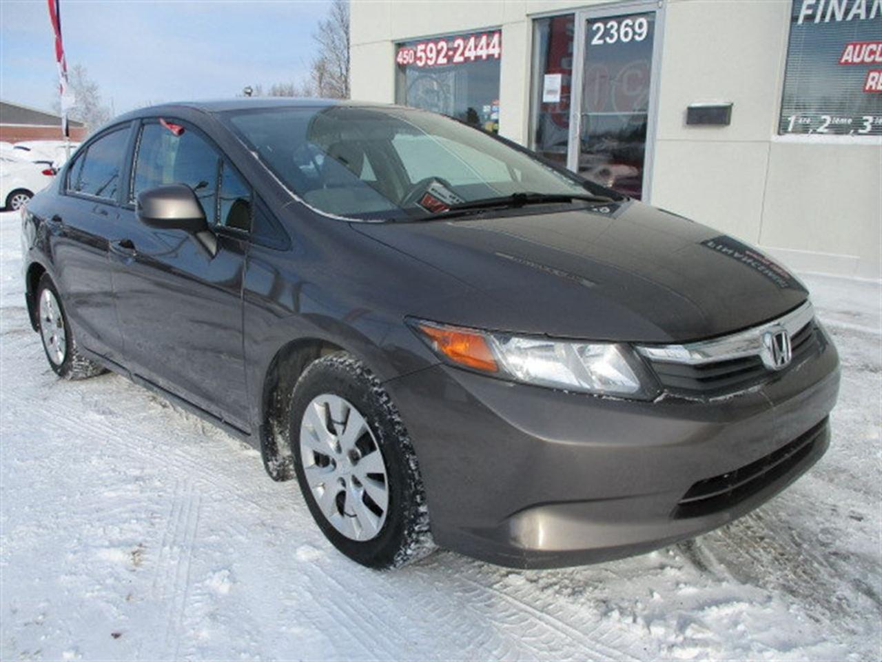 <a href=https://www.autoc4.com/occasion/Honda-Civic-2012.html>https://www.autoc4.com/occasion/Honda-Civic-2012.html</a>

COMMUNIQUER AU 514-234-4994 / SANS FRAIS 1-877-465-9235 EN TOUT TEMPS 7/7 ! SUPERBE HONDA CIVIC LX 2012 FIABLE ET ÉCONOMIQUE, TOUTE ÉQUIPÉE, INSPECTION COMPLÈTE. OFFRE À NE PAS MANQUER, AUCUNE VÉHICULE DENCAN.         ***MAINTENANT OUVERT 7 JOURS ! VENEZ RENCONTRER NOTRE ÉQUIPE JEUNE ET DYNAMIQUE SUR PLACE AU 2369 BOULEVARD CURÉ-LABELLE ST-JÉROME J7Y5E9 , ROUTE 117 NORD EN DIRECTION DE PRÉVOST ! À 20 MINUTES DE LAVAL , 30 MINUTES DE MONTRÉAL ****        INSPECTION MÉCANIQUE COMPLÈTE DISPONIBLE !!! APPROBATION AU CRÉDIT RAPIDE DISPONIBLE SUR PLACE , EN LIGNE SUR AUTOC4.COM OU PAR TÉLÉPHONE !!! FINANCEMENT 1èRE , 2e ET 3e CHANCE AU CRÉDIT !!! AUCUN CAS REFUSÉ !!!        ****CE PRIX INCLUS UN RABAIS DE 500$ LORS DUN FINANCEMENT AVEC AUTOC4 COMMUNIQUER AVEC NOUS POUR PLUS DINFORMATION SUR CETTE OFFRE ALLÉCHANTE****        CERTAINE CONDITION SAPPLIQUE    UN PROGRAMME DE GARANTIE DE 598$ SERA AJOUTER QUI VOUS DONNES DROIT, À UNE GARANTIE ADDITIONNEL DE 6 MOIS/10 000KM GROUPE MOTOPROPULSEUR, UNE INSPECTION MÉCANIQUE SUR 100 POINTS, UN 1/2 PLEIN DESSENCE AINSI QUE 1 CHANGEMENTS DHUILES !!        ***AUTOC4.COM***AUTOC4.COM***AUTOC4.COM***2369 BOULEVARD CURÉ-LABELLE , ST-JÉROME , J7Y5E9 , ROUTE 117 DIRECTION PRÉVOST***AUTOC4.COM***AUTOC4.COM***AUTOC4.COM***        CONTACT AT 514-234-4994 / NO CHARGE 1-877-465-9235 FOR MORE INFORMATION ANY TIME 7/7        *** NOW OPEN 7 DAYS ! COME TO MEET OUR YOUNG AND DYNAMIC TEAM ON THE PLACE AT 2369 BOULEVARD CURÉ-LABELLE ST-JÉROME J7Y5E9, ROAD 117 NORD IN DIRECTION OF PRÉVOST! 20 MINUTES FROM LAVAL, 30 MINUTES FROM MONTREAL ****        COMPLETE MECHANICAL INSPECTION AVAILABLE !!! APPROVAL TO QUICK CREDIT AVAILABLE ON-SITE, ONLINE ON AUTOC4.COM OR BY TELEPHONE !!! FINANCING 1st, 2nd and 3rd CHANCE TO CREDIT !!! NO CASE REFUSED !!!        **** THIS PRICE INCLUDES A $500 DISCOUNT FROM A FINANCING WITH AUTOC4 CONTACT US FOR MORE INFORMATION ON THIS ALLOYABLE OFFER ****        CERTAIN CONDITION APPLIES    A $ 598 WARRANTY PROGRAM WILL BE ADDED WHICH YOU GIVE, AN ADDITIONAL WARRANTY OF 6 MONTHS / 10,000 KM POWER GROUP, MECHANICAL INSPECTION ON 100 POINTS, ONE 1/2 FULL OF GASOLINE AND 1 CHANGES OF OIL !!        *** AUTOC4.COM *** AUTOC4.COM *** AUTOC4.COM *** 2369 BOULEVARD CURÉ-LABELLE, ST-JÉROME, J7Y5E9, ROAD 117 DIRECTION PRÉVOST *** AUTOC4.COM *** AUTOC4.COM * ** *** AUTOC4.COM