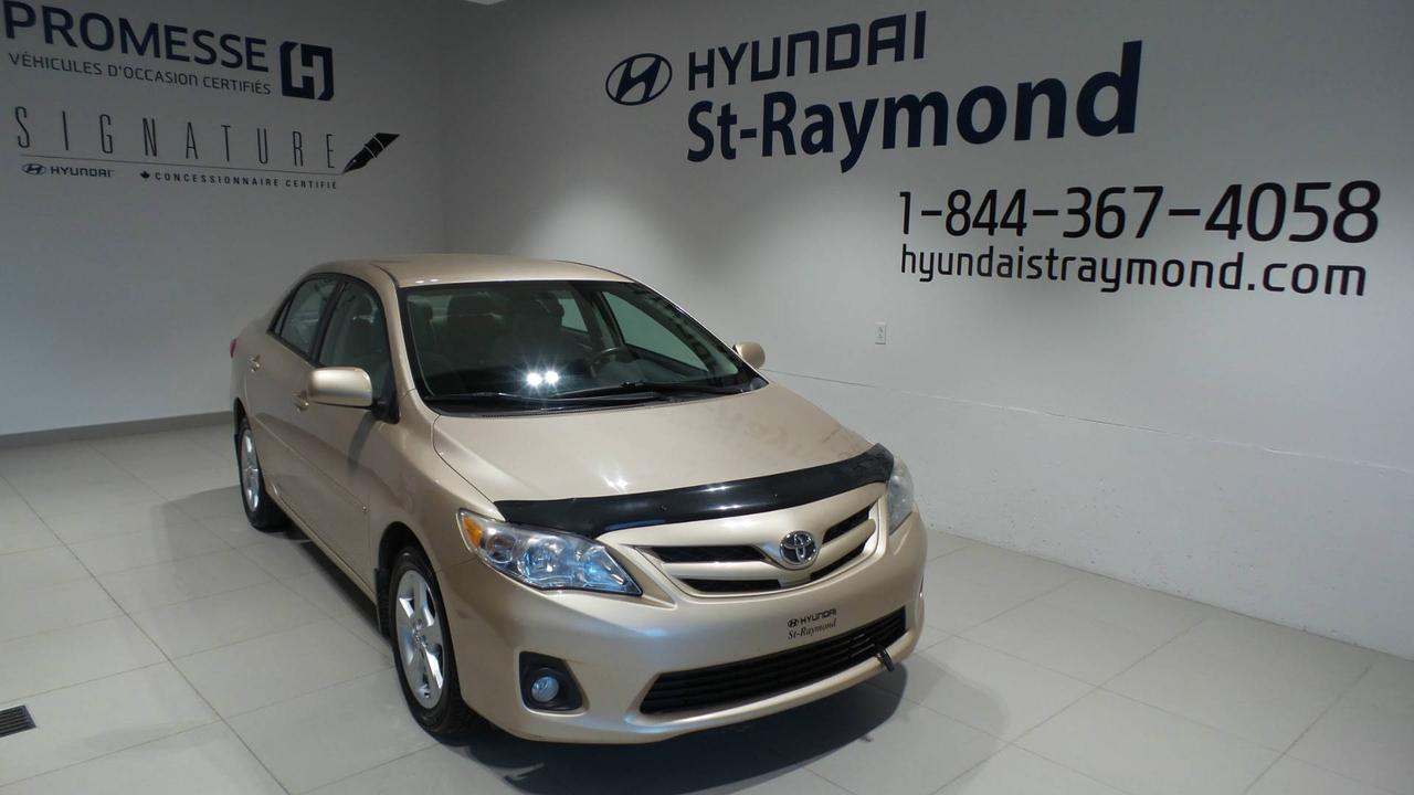 <a href=https://www.hyundaistraymond.com/occasion/Toyota-Corolla-2011.html>https://www.hyundaistraymond.com/occasion/Toyota-Corolla-2011.html</a>

Toyota Corolla 2011 Le  ``Jamais Accidenté, Vitres électriques,Régulateur de vitesse, Air Climatisé, Mags, 
Démarreur à distance.

POUR PRENDRE RENDEZ-VOUS POUR UN ESSAI ROUTIER OU POUR OBTENIR PLUS DE DÉTAILS, VOUS POUVEZ COMMUNIQUER SANS FRAIS AU : 1-844-623-0597	, VIA MESSAGERIE TEXTE AVEC MATHIEU DUMONT AU 418-410-8140 OU AVEC YVES HUARD AU 581-984-7639  EN TOUT TEMPS MÊME LES SOIRS ET LES FINS DE SEMAINE !!! PRIX ÉTABLI AVEC UN FINANCEMENT À TAUX RÉGULIER !!