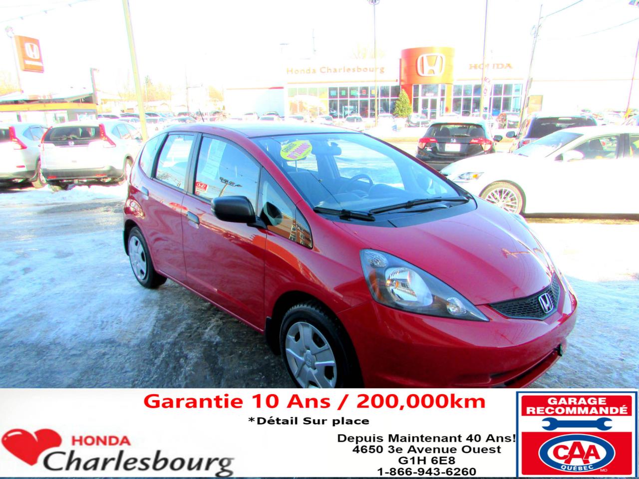 Used 2014 Honda Fit DX *** GARANTIE GLOBAL *** for sale in Charlesbourg, QC