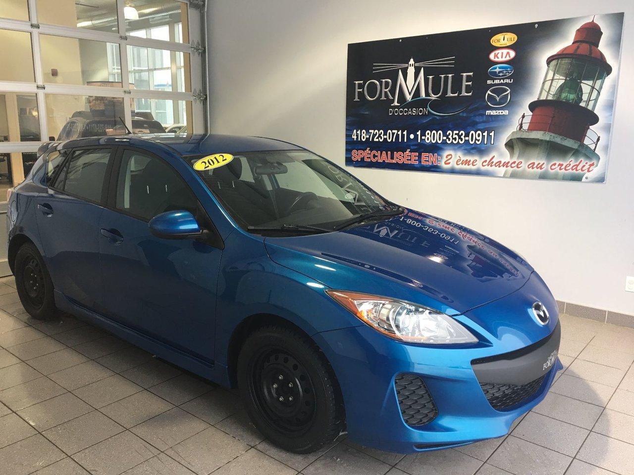 <a href=https://www.autoaubaine.com/Mazda-3-c6974991.html>https://www.autoaubaine.com/Mazda-3-c6974991.html</a>

Mazda Mazda3 Gs-Sky 2012\n\nRégulateur de vitesse, Essuie-glaces intermittents, Anti-démarreur, Freins ABS, Contrôle de stabilité, Coussin gonflable conducteur, Coussins gonflables latéraux, Lecteur CD, Lecteur MP3, Portes électriques, Vitres électriques, Air climatisé, Lampes de lecture arrière, Sièges chauffants, Volant ajustable, Tapis protecteurs, Volant gainé de cuir, Phares automatiques, Rétroviseur électrique, Direction assistée, Rétroviseurs chauffants, Coussins gonflables arrière pour la tête, Freins à disque, Sièges chauffants - Avant, Jantes en alliage, Antipatinage, Verrous de sécurité pour enfants, Sièges baquets, Technologie Bluetooth intégrée, Aluminium, Climatisation\n\nPOUR LE PLUS GRAND CHOIX À UN SEUL ENDROIT, LE MEGA CENTRE DE LUSAGÉ DANS LEST DU QUÉBEC. COUVRANT LA GRANDE RÉGION DE RIMOUSKI, MATANE, MONT-JOLI, RIVIÈRE-DU-LOUP, STE-ANNE DES MONTS, MATAPÉDIA,GASPÉSIE... CONTACTEZ-NOUS SANS FRAIS AU 1-877-864-3666 LIVRAISON PARTOUT AU QUÉBEC.