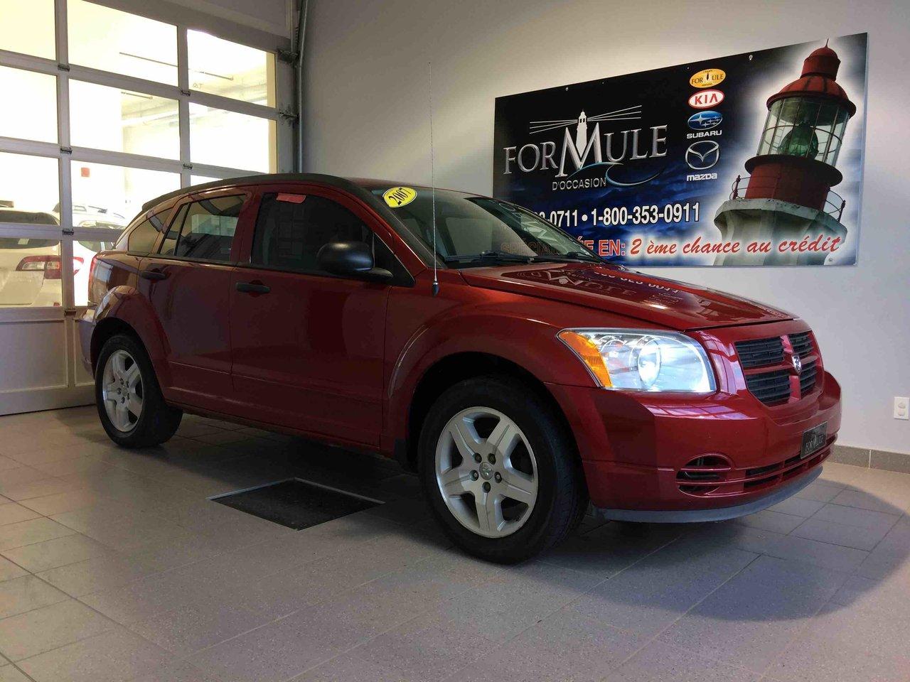 <a href=https://www.autoaubaine.com/Dodge-Caliber-c6949709.html>https://www.autoaubaine.com/Dodge-Caliber-c6949709.html</a>

Dodge Caliber SXT 2007\n\nEssuie-glaces intermittents, Anti-démarreur, Coussin gonflable conducteur, Lecteur CD, Lampes de lecture arrière, Volant ajustable, Enjoliveurs, Rétroviseur électrique, Direction assistée, Coussins gonflables arrière pour la tête, Freins à disque, Sièges baquets, Climatisation\n\nPOUR LE PLUS GRAND CHOIX À UN SEUL ENDROIT, LE MEGA CENTRE DE LUSAGÉ DANS LEST DU QUÉBEC. COUVRANT LA GRANDE RÉGION DE RIMOUSKI, MATANE, MONT-JOLI, RIVIÈRE-DU-LOUP, STE-ANNE DES MONTS, MATAPÉDIA,GASPÉSIE... CONTACTEZ-NOUS SANS FRAIS AU 1-877-864-3666 LIVRAISON PARTOUT AU QUÉBEC.