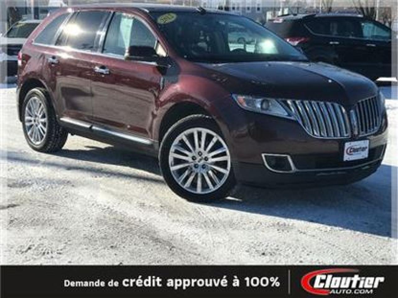 Used 2012 Lincoln MKX Awd Gps Cuir Caméra for sale in Trois-Rivières, QC