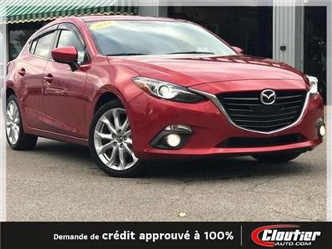 <a href=https://www.autoaubaine.com/Mazda-3 Sport-c6940648.html>https://www.autoaubaine.com/Mazda-3 Sport-c6940648.html</a>

Superbe Mazda 3 GT, avec intérieur en cuir, navigation, toit ouvrant, système de son Bose, garantie prolongée jusquen avril 2018 ou 100 000km, Bluetooth, jantes aluminium .. tout équipé !  Financement disponible sur place ou en ligne au www.cloutierauto.com, taux dintérêt avantageux à partir de 3.9 %. 1ere, 2ème, 3ème et 4ème chance de crédit disponible. Livraison disponible à la grandeur du Québec.   Cloutier automobile, en affaire depuis 1993, vous offre une expérience dachat agréable et motivante. Une équipe de travail dynamique vous accueillera avec le sourire pour vous offrir une expérience dachat de qualité professionnelle et transparente. Au plaisir de vous conter parmi notre fidèle clientèle.    Financement disponible sur place au meilleur taux du marché. Commercial et crédit-bail bienvenue. 1ere, 2e et 3e chance au crédit, spécialiste sur place! Nous sommes ouverts le samedi de 10h à 15h. Cloutier auto.com est une entreprise familiale possédant une excellente réputation depuis plus de 30ans dans la région de la Mauricie. Nos véhicules sont soigneusement inspectés et nettoyés par nos techniciens qualifiés. Avant de changer de véhicule, venez rencontrer notre équipe!    Cloutier auto vous offre la qualité et le service depuis maintenant 25 ans. Nous détenons un vaste inventaire de véhicules doccasions de qualité, garanties et soigneusement inspectés. Un rapport CARPROOF est inclus pour tous nos véhicules.     Notre succursale de Trois-Rivières, située à 1 heure de Montréal et Québec, 45 minutes de Victoriaville et Drummondville, 30 minutes de Shawinigan et 15 minutes de Bécancour vous offre également le service de livraison partout au Québec.     NOUS SOMMES OUVERTS 6 JOURS SUR 7. PRÉSENTEZ-VOUS DIRECTEMENT EN SUCCRUSALE OU PRENEZ RENDEZ-VOUS VIA EMAIL OU PAR TÉLÉPHONE.     Nous offrons un financement bâti sur mesure pour vous permettre dobtenir les meilleurs taux disponibles. Que ce soit pour un 1ière, 2e ou 3e chance au crédit, nous avons le meilleur taux pour vous.     FINANCEMENT APPROUVÉ À 100%     Vous avez un véhicule déchange ?     Nhésitez pas à soumettre une demande dévaluation sur notre site internet (cloutierauto.com) et nous vous ferons parvenir une soumission rapide. Nous avons les outils les plus performants pour nous permettre dévaluer votre véhicule sur place et à distance.     Avant de changer votre véhicule, venez nous rencontrer pour vous rendre compte de la différence que nous offrons.   Visit cloutierauto.com TO TAKE ADVANTAGE OF OUR MONTHLY OFFERS.  Cloutier Auto has been offering professional, honest and comprehensive services for over 25 years. We have a large and diversified used-car inventory carefully inspected and including a CARPROOF report for all vehicles   Our Trois-Rivieres location is only 1 hour from Montreal and Quebec city, 45 minutes from Victoriaville and Drummondville as well as 30 minutes from Shawinigan and 15 minutes from Becancour. We also offer delivery services throughout the province of Quebec.  WE ARE OPEN 6 DAYS A WEEK. VISIT US AT THE DEALERSHIP, SEND US A QUICK E-MAIL OR GIVE US A CALL.  We offer personalized financing to help you get the best available rates. Whether for a 1st, 2nd or 3rd chance credit application, we have the best rates for you.   100% APPROVED FINANCING     Do you have a trade-in vehicle?  Do not hesitate to submit an evaluation request on our website (cloutierauto.com) and we will quickly reply with a quote. We have the most powerful tools in order for us to evaluate your vehicle in person or remotely.   Visit us before changing vehicle and see the Cloutier Auto difference for yourself.