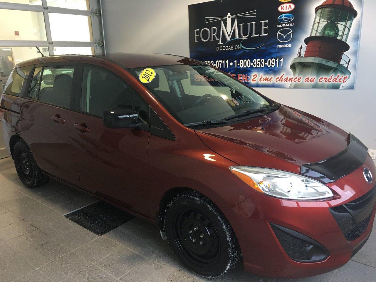 <a href=https://www.autoaubaine.com/Mazda-5-c7011921.html>https://www.autoaubaine.com/Mazda-5-c7011921.html</a>

Mazda Mazda5 GS 2012\n\nEssuie-glaces intermittents, Anti-démarreur, Freins ABS, Contrôle de stabilité, Coussin gonflable conducteur, Coussins gonflables latéraux, Lecteur CD, Lecteur MP3, Portes électriques, Vitres électriques, Air climatisé, Lampes de lecture arrière, Volant ajustable, Tapis protecteurs, Phares automatiques, Rétroviseur électrique, Direction assistée, Sièges de troisième rangée, Coussins gonflables arrière pour la tête, Sièges tissu, Freins à disque, Jantes en alliage, Antipatinage, Verrous de sécurité pour enfants, Sièges baquets, Climatisation arrière, Aluminium, Climatisation\n\nPOUR LE PLUS GRAND CHOIX À UN SEUL ENDROIT, LE MEGA CENTRE DE LUSAGÉ DANS LEST DU QUÉBEC. COUVRANT LA GRANDE RÉGION DE RIMOUSKI, MATANE, MONT-JOLI, RIVIÈRE-DU-LOUP, STE-ANNE DES MONTS, MATAPÉDIA,GASPÉSIE... CONTACTEZ-NOUS SANS FRAIS AU 1-877-864-3666 LIVRAISON PARTOUT AU QUÉBEC.