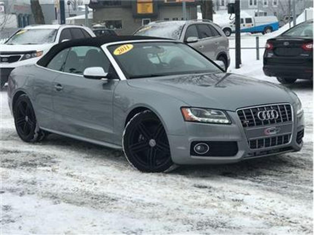 <a href=https://www.autoaubaine.com/Audi-S5-c6997195.html>https://www.autoaubaine.com/Audi-S5-c6997195.html</a>

PLAISIR PERFORMANCE LIBERTÉ VOICI UNE INCROYABLE AUDI S5 2011 CONVERTIBLE AVEC UN TRÈS BAS KILOMÉTRAGE, SOYEZ PRÊT POUR LA BELLE SAISON AVEC SON ÉQUIPEMENT COMPLET INCLUANT INTÉRIEUR EN CUIR JANTES EN ALUMINIUM CLIMATISATION ET CHAUFFAGE 2 ZONES SYSTÈME AUDIO PERFORMANCE, MOTEUR 6 CYLINDRES TURBO VOUS SEREZ ESTOMAQUÉ !!  Financement disponible sur place ou en ligne au www.cloutierauto.com, taux dintérêt avantageux à partir de 3.9 %. 1ere, 2ème, 3ème et 4ème chance de crédit disponible. Livraison disponible à la grandeur du Québec.   Cloutier automobile, en affaire depuis 1993, vous offre une expérience dachat agréable et motivante. Une équipe de travail dynamique vous accueillera avec le sourire pour vous offrir une expérience dachat de qualité professionnelle et transparente. Au plaisir de vous conter parmi notre fidèle clientèle.    Financement disponible sur place au meilleur taux du marché. Commercial et crédit-bail bienvenue. 1ere, 2e et 3e chance au crédit, spécialiste sur place! Nous sommes ouverts le samedi de 10h à 15h. Cloutier auto.com est une entreprise familiale possédant une excellente réputation depuis plus de 30ans dans la région de la Mauricie. Nos véhicules sont soigneusement inspectés et nettoyés par nos techniciens qualifiés. Avant de changer de véhicule, venez rencontrer notre équipe!    Cloutier auto vous offre la qualité et le service depuis maintenant 25 ans. Nous détenons un vaste inventaire de véhicules doccasions de qualité, garanties et soigneusement inspectés. Un rapport CARPROOF est inclus pour tous nos véhicules.     Notre succursale de Trois-Rivières, située à 1 heure de Montréal et Québec, 45 minutes de Victoriaville et Drummondville, 30 minutes de Shawinigan et 15 minutes de Bécancour vous offre également le service de livraison partout au Québec.     NOUS SOMMES OUVERTS 6 JOURS SUR 7. PRÉSENTEZ-VOUS DIRECTEMENT EN SUCCRUSALE OU PRENEZ RENDEZ-VOUS VIA EMAIL OU PAR TÉLÉPHONE.     Nous offrons un financement bâti sur mesure pour vous permettre dobtenir les meilleurs taux disponibles. Que ce soit pour un 1ière, 2e ou 3e chance au crédit, nous avons le meilleur taux pour vous.     FINANCEMENT APPROUVÉ À 100%     Vous avez un véhicule déchange ?     Nhésitez pas à soumettre une demande dévaluation sur notre site internet (cloutierauto.com) et nous vous ferons parvenir une soumission rapide. Nous avons les outils les plus performants pour nous permettre dévaluer votre véhicule sur place et à distance.     Avant de changer votre véhicule, venez nous rencontrer pour vous rendre compte de la différence que nous offrons.   Visit cloutierauto.com TO TAKE ADVANTAGE OF OUR MONTHLY OFFERS.  Cloutier Auto has been offering professional, honest and comprehensive services for over 25 years. We have a large and diversified used-car inventory carefully inspected and including a CARPROOF report for all vehicles   Our Trois-Rivieres location is only 1 hour from Montreal and Quebec city, 45 minutes from Victoriaville and Drummondville as well as 30 minutes from Shawinigan and 15 minutes from Becancour. We also offer delivery services throughout the province of Quebec.  WE ARE OPEN 6 DAYS A WEEK. VISIT US AT THE DEALERSHIP, SEND US A QUICK E-MAIL OR GIVE US A CALL.  We offer personalized financing to help you get the best available rates. Whether for a 1st, 2nd or 3rd chance credit application, we have the best rates for you.   100% APPROVED FINANCING     Do you have a trade-in vehicle?  Do not hesitate to submit an evaluation request on our website (cloutierauto.com) and we will quickly reply with a quote. We have the most powerful tools in order for us to evaluate your vehicle in person or remotely.   Visit us before changing vehicle and see the Cloutier Auto difference for yourself.