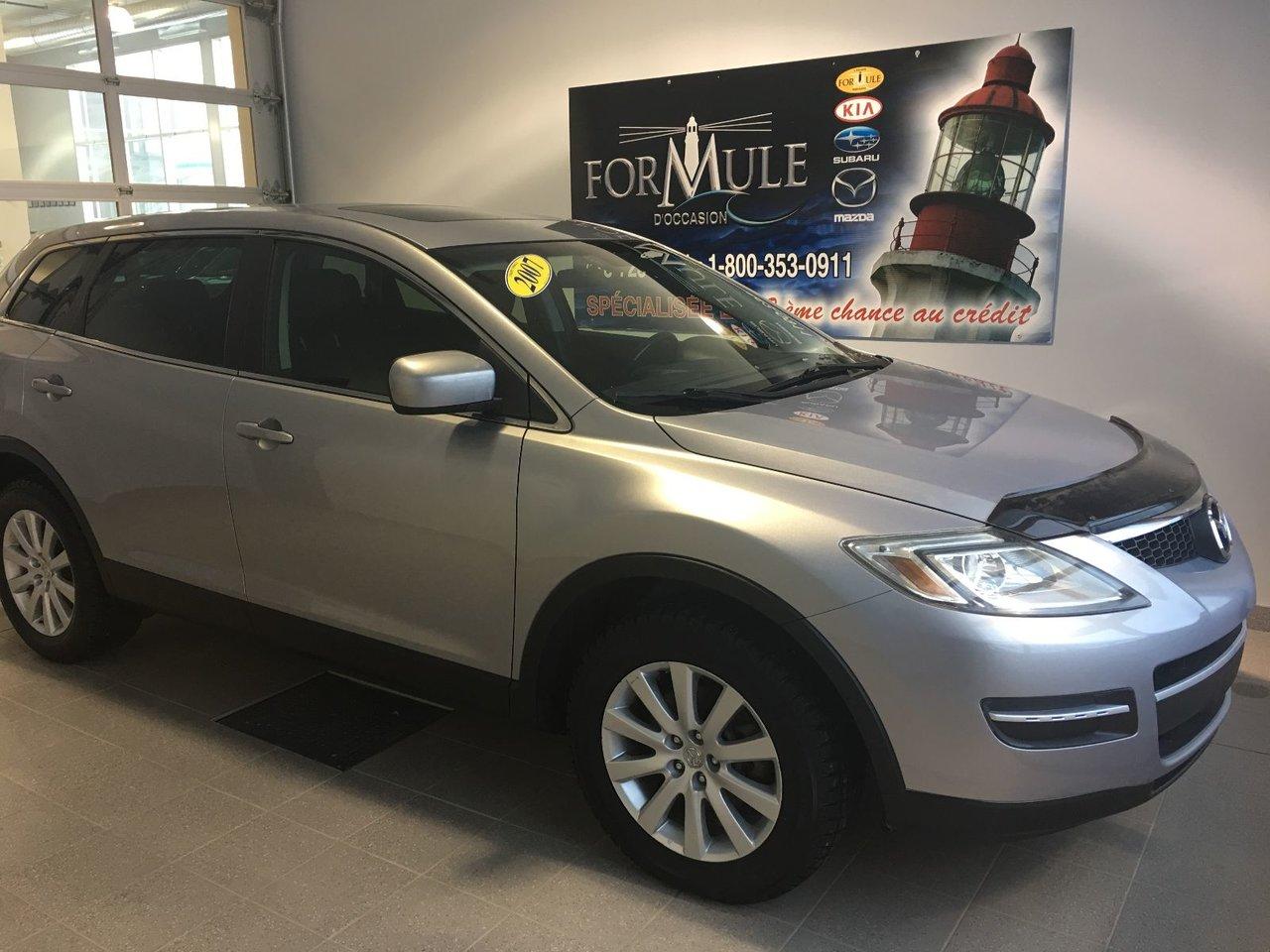 <a href=https://www.autoaubaine.com/Mazda-CX-9-c6989652.html>https://www.autoaubaine.com/Mazda-CX-9-c6989652.html</a>

Mazda Cx-9 GS 2007\n\nRégulateur de vitesse, Toit ouvrant, Essuie-glaces intermittents, Anti-démarreur, Freins ABS, Contrôle de stabilité, Coussin gonflable conducteur, Coussins gonflables latéraux, Lecteur CD, Lecteur MP3, Portes électriques, Vitres électriques, Air climatisé, Lampes de lecture arrière, Volant ajustable, Tapis protecteurs, Volant gainé de cuir, Phares automatiques, Rétroviseur électrique, Direction assistée, Sièges de troisième rangée, Rétroviseurs chauffants, Siège à réglage électrique, Siège conducteur - soutien lombaire, Freins à disque, Jantes en alliage, Antipatinage, Climatisation arrière, Aluminium, Climatisation\n\nPOUR LE PLUS GRAND CHOIX À UN SEUL ENDROIT, LE MEGA CENTRE DE LUSAGÉ DANS LEST DU QUÉBEC. COUVRANT LA GRANDE RÉGION DE RIMOUSKI, MATANE, MONT-JOLI, RIVIÈRE-DU-LOUP, STE-ANNE DES MONTS, MATAPÉDIA,GASPÉSIE... CONTACTEZ-NOUS SANS FRAIS AU 1-877-864-3666 LIVRAISON PARTOUT AU QUÉBEC.