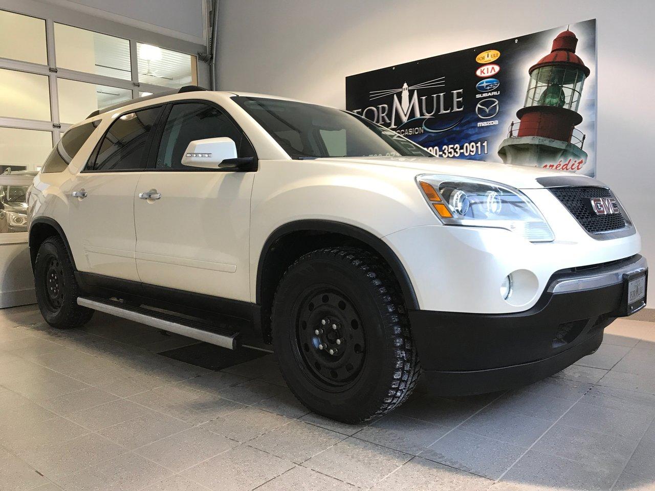 <a href=https://www.autoaubaine.com/GMC-Acadia-c6996984.html>https://www.autoaubaine.com/GMC-Acadia-c6996984.html</a>

GMC Acadia Sle2 2011\n\nRégulateur de vitesse, Essuie-glaces intermittents, Anti-démarreur, Freins ABS, Contrôle de stabilité, Coussin gonflable conducteur, Coussins gonflables latéraux, Démarreur à distance, Lecteur CD, Lecteur MP3, Vitres électriques, Air climatisé, Lampes de lecture arrière, Volant ajustable, Tapis protecteurs, Caméra de recul, Volant gainé de cuir, Phares automatiques, Rétroviseur électrique, Direction assistée, Sièges de troisième rangée, Rétroviseurs chauffants, Siège à réglage électrique, Coussins gonflables arrière pour la tête, Sièges tissu, Siège conducteur - soutien lombaire, Siège passager - soutien lombaire, Freins à disque, Jantes en alliage, Antipatinage, Phares antibrouillards, Verrous de sécurité pour enfants, Système de surveillance de la pression des pneus, Sièges baquets, Technologie Bluetooth intégrée, Climatisation arrière, Rétroviseur à atténuation automatique, Aluminium, Climatisation\n\nPOUR LE PLUS GRAND CHOIX À UN SEUL ENDROIT, LE MEGA CENTRE DE LUSAGÉ DANS LEST DU QUÉBEC. COUVRANT LA GRANDE RÉGION DE RIMOUSKI, MATANE, MONT-JOLI, RIVIÈRE-DU-LOUP, STE-ANNE DES MONTS, MATAPÉDIA,GASPÉSIE... CONTACTEZ-NOUS SANS FRAIS AU 1-877-864-3666 LIVRAISON PARTOUT AU QUÉBEC.