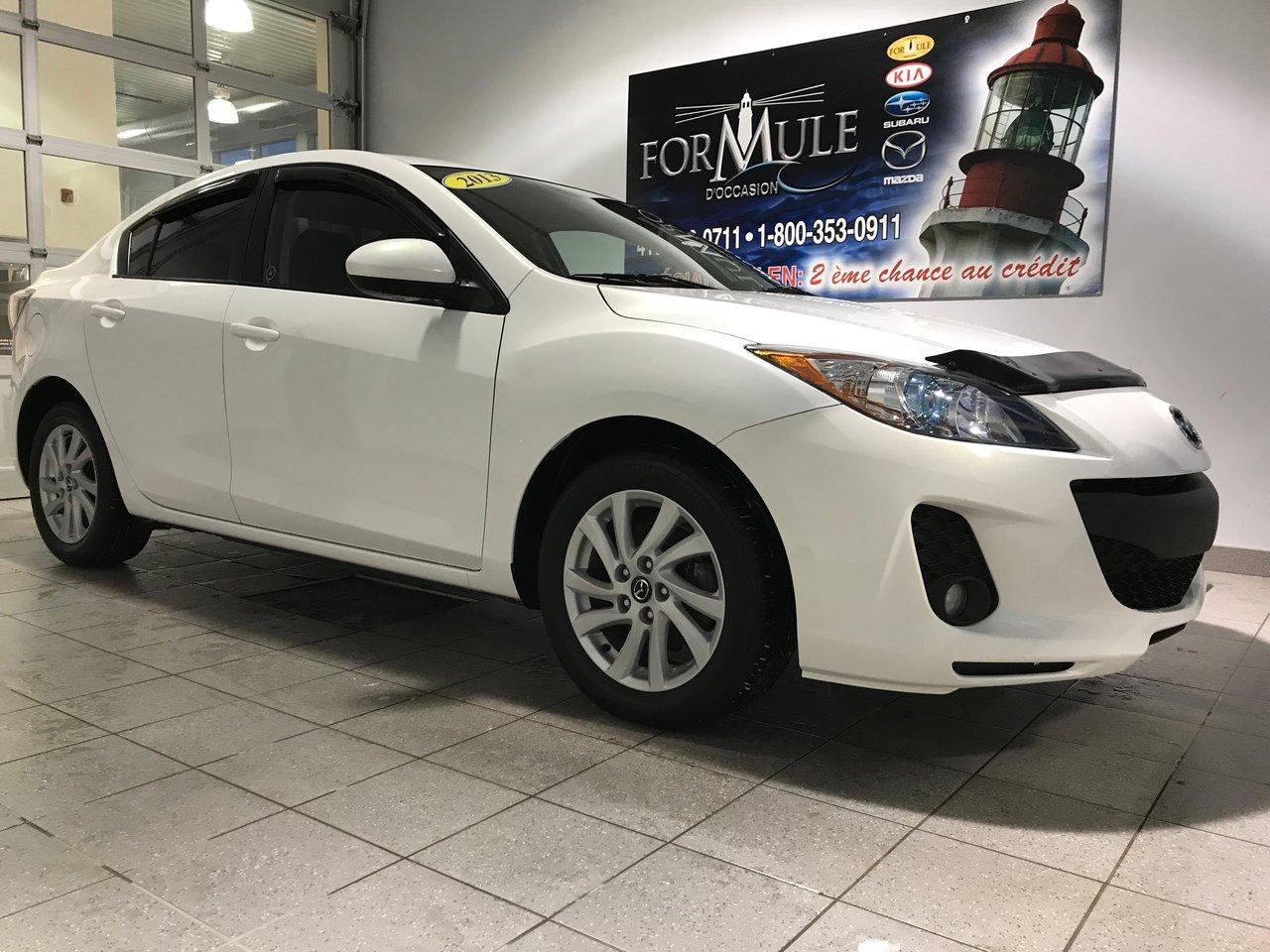 <a href=https://www.autoaubaine.com/Mazda-3-c6949747.html>https://www.autoaubaine.com/Mazda-3-c6949747.html</a>

Mazda Mazda3 Gs-Sky 2013\n\nRégulateur de vitesse, Essuie-glaces intermittents, Anti-démarreur, Freins ABS, Contrôle de stabilité, Coussin gonflable conducteur, Coussins gonflables latéraux, Lecteur CD, Lecteur MP3, Portes électriques, Vitres électriques, Air climatisé, Lampes de lecture arrière, Sièges chauffants, Volant ajustable, Tapis protecteurs, Volant gainé de cuir, Phares automatiques, Rétroviseur électrique, Direction assistée, Rétroviseurs chauffants, Coussins gonflables arrière pour la tête, Freins à disque, Sièges chauffants - Avant, Antipatinage, Verrous de sécurité pour enfants, Sièges baquets, Technologie Bluetooth intégrée, Aluminium, Climatisation\n\nPOUR LE PLUS GRAND CHOIX À UN SEUL ENDROIT, LE MEGA CENTRE DE LUSAGÉ DANS LEST DU QUÉBEC. COUVRANT LA GRANDE RÉGION DE RIMOUSKI, MATANE, MONT-JOLI, RIVIÈRE-DU-LOUP, STE-ANNE DES MONTS, MATAPÉDIA,GASPÉSIE... CONTACTEZ-NOUS SANS FRAIS AU 1-877-864-3666 LIVRAISON PARTOUT AU QUÉBEC.