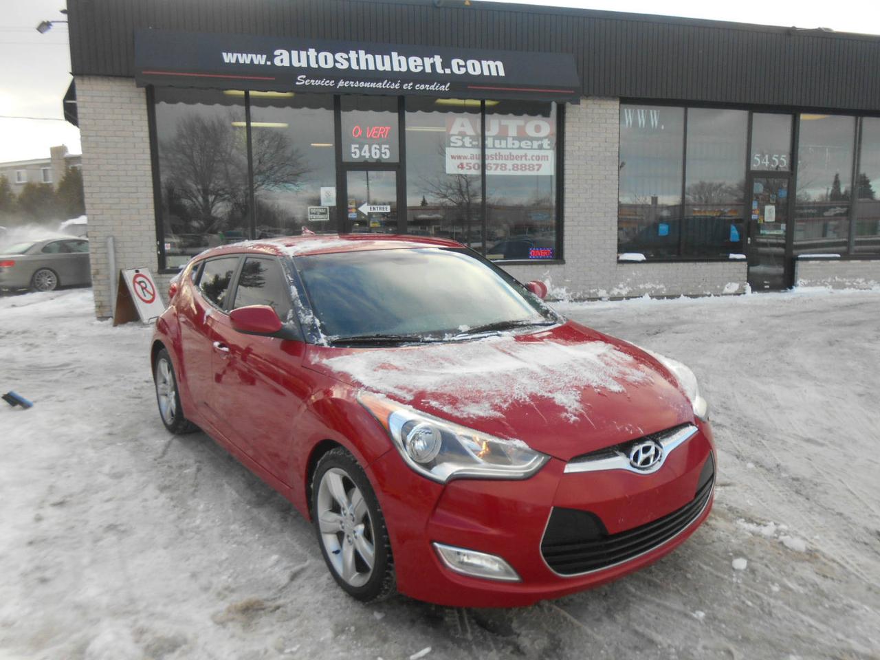 <a href=https://www.autoaubaine.com/Hyundai-Veloster-c6957428.html>https://www.autoaubaine.com/Hyundai-Veloster-c6957428.html</a>

VÉHICULE SITUÉ AU 5465 BOUL. COUSINEAU, SAINT-HUBERT, J3Y 3L1 450-678-8887 FINANCEMENT DISPONIBLE @ PARTIR DE 47$ PAR SEMAINE. HYUNDAI  VELOSTER 2012, TRANSMISSION AUTOMATIQUE, 95 000 KM CERTIFIÉ, MOTEUR 4 CYLINDRES DE 1.6L FIABLE ET TRÈS ÉCONOMIQUE. VÉHICULE TOUT ÉQUIPÉ AVEC VITRES PORTES ET MIROIRS ÉLECTRIQUE, AIR CLIMATISÉ, RÉGULATEUR DE VITESSE, SIÈGES CHAUFFANTS, CAMÉRA DE RECUL, DÉMARREUR A DISTANCE, BLUETOOTH, RADIO AM/FM/CD/AUXILIAIRE/USB, VOLANT MULTIFONCTIONS ET  AJUSTABLE, DÉMARRAGE PUSH-BUTTON, BIEN CHAUSSÉ SUR 4 BON PNEUS SUR MAGS d ORIGINE,  PHARES ANTIBROUILLARD, VITRES TEINTÉS ET BIEN PLUS! UNE OFFRE A NE PAS MANQUER !!! PROFITEZ DE NOTRE FINANCEMENT CLÉ EN MAIN AVEC UN TAUX À PARTIR DE 4.9%. FINANCEMENT MAISON DISPONIBLE APPROUVÉ A 100%, AUCUN CAS REFUSÉ! NOUS OFFRONS LES MEILLEURS PRODUITS DE FINANCEMENT, AVONS UN APPROVISIONNEMENT EXCLUSIF AUPRÈS DES CONCESSIONNAIRES ET OFFRONS LES MEILLEURS PRIX DU MARCHÉ ! OUVERT 7 JOURS SEMAINE. POSSIBILITÉ D ÉCHANGE ET PLUS ENCORE ! FINANCEMENT 1RE 2E ET 3E CHANCE AU CRÉDIT WWW.AUTOSTHUBERT.COM POUR VOIR TOUS LES VÉHICULES EN INVENTAIRE. 2 CONCESSIONNAIRES SUR LA RIVE-SUD DE MONTREAL. EL 081598