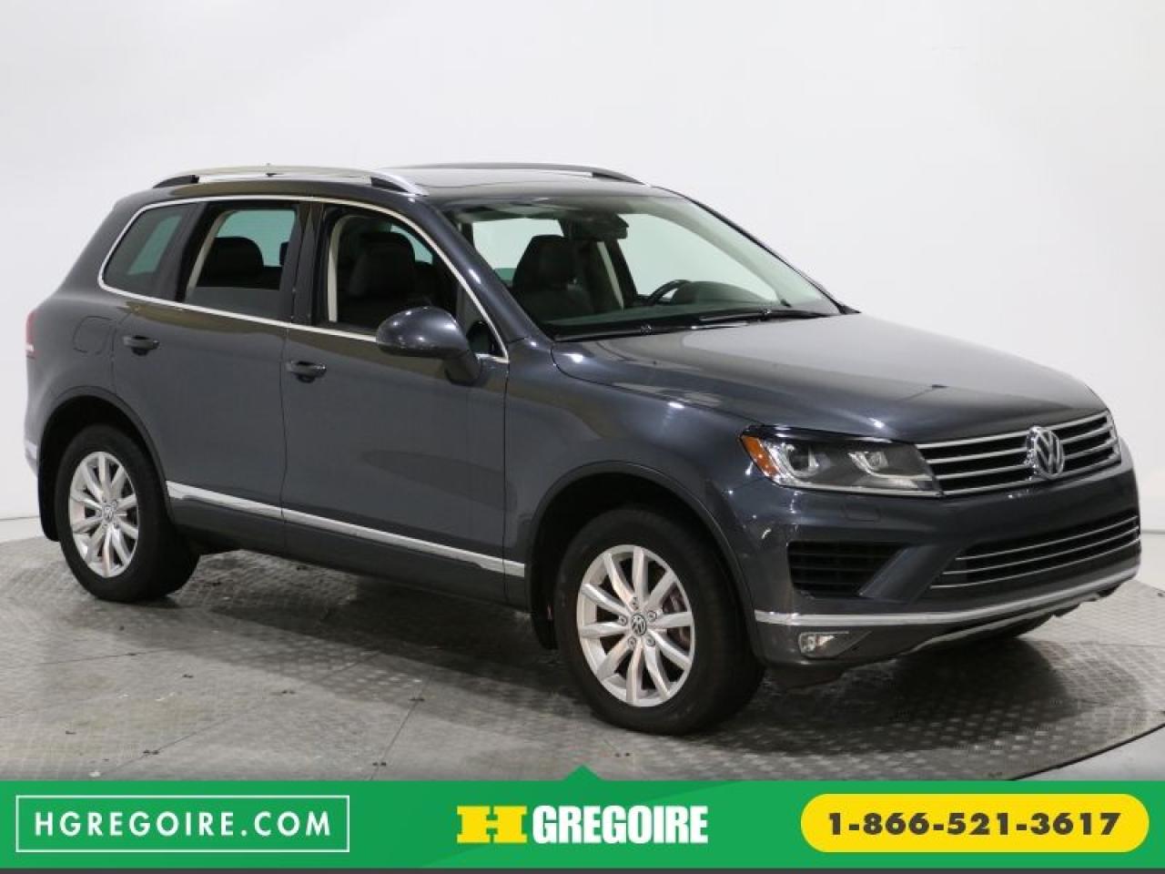 Used 2015 Volkswagen Touareg HIGHLINE AWD CUIR for sale in St-Léonard, QC