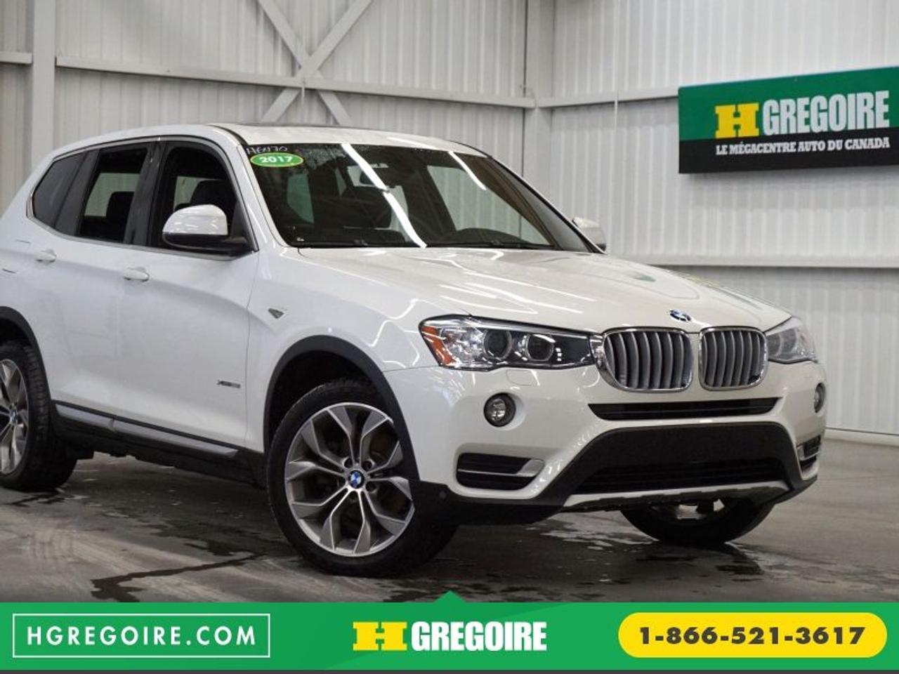<a href=https://www.autoaubaine.com/BMW-X3-c6962495.html>https://www.autoaubaine.com/BMW-X3-c6962495.html</a>

BMW X3 Xdrive (cuir-Toit Pano-Caméra-Navi) 2017

Toit ouvrant, Freins ABS, Volant ajustable, Aileron, Ordinateur de bord, Toit panoramique, Antipatinage, Phares antibrouillards, Climatisation

ECONOMISER 4 205$! JAMAIS ACCIDENTÉ, Camera de recul, Systeme de navigation, Bluetooth, Aucun frais caché, Taux dintérêt imbattable! Ouvert 7 jours. Inspection en plus de 125 points et rigoureux processus de remise à neuf. Satisfaction garantie de 3 jours ou argent remis et privilège déchange 30 jours. Obtenez le meilleur taux de financement et même une 2e ou 3e chance au crédit. Pour plus dinformation sur cette voiture et pour obtenir le rapport dhistorique CarProof gratuitement, visitez https://www.hgregoire.com/fr-stk/H6470. *Prix du manufacturier neuf (46 700$)
