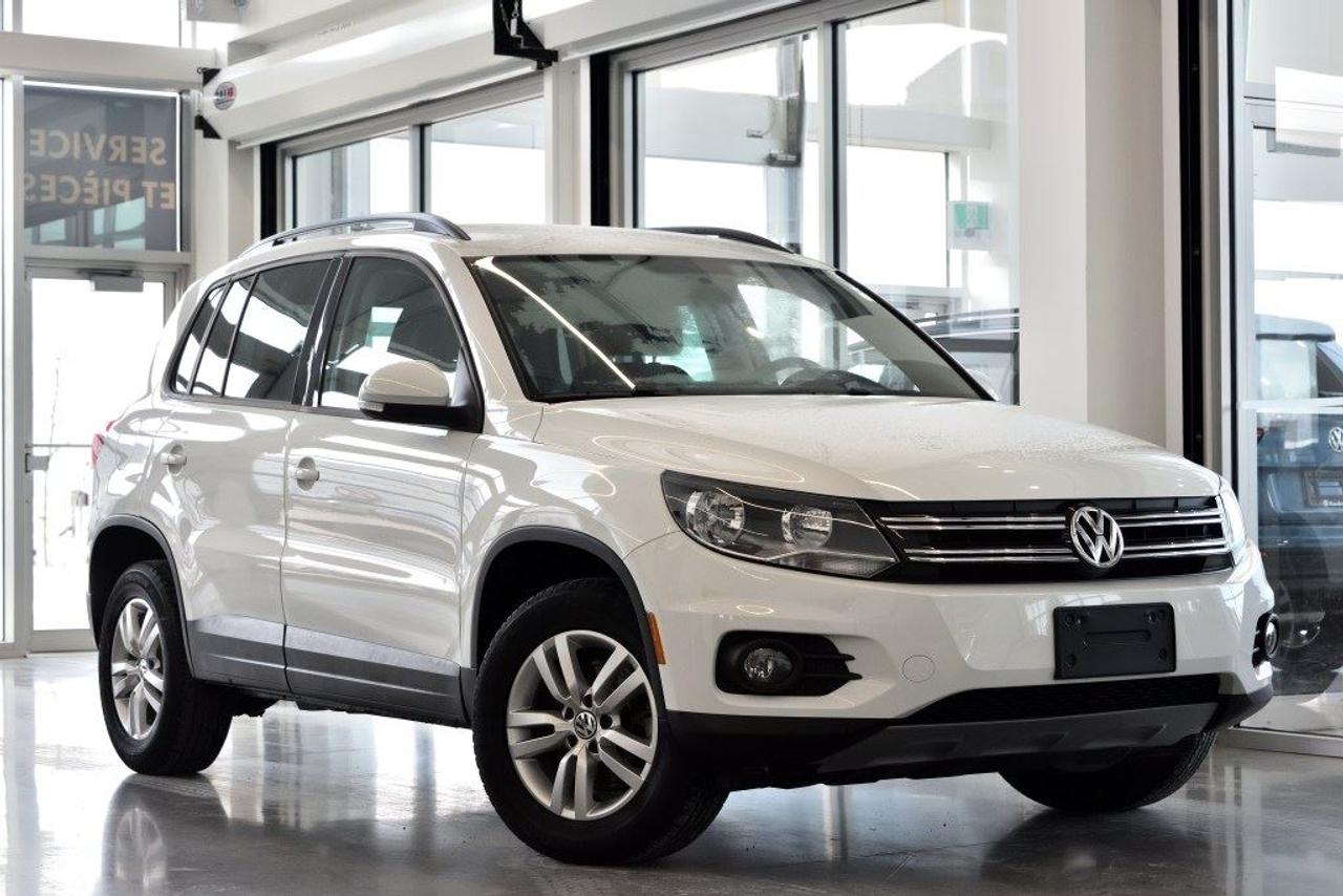 <a href=https://www.vaudreuilvolkswagen.com/occasion/Volkswagen-Tiguan-2015.html>https://www.vaudreuilvolkswagen.com/occasion/Volkswagen-Tiguan-2015.html</a>

Modèle Trendline 4Motion équipé de Bluetooth, bancs chauffants, air climatisé, roues en alliage 16, régulateur de vitesse et miroirs électriques chauffants. Jamais accidenté    Possibilité dextension de 2 ans ou 40 000 kms de la garantie dorigine avec la certification supérieure Volkswagen    Aucunes obligations bancaires, aucuns frais cachés    Mise en service : 18 décembre 2014    Bienvenue chez Vaudreuil Volkswagen!