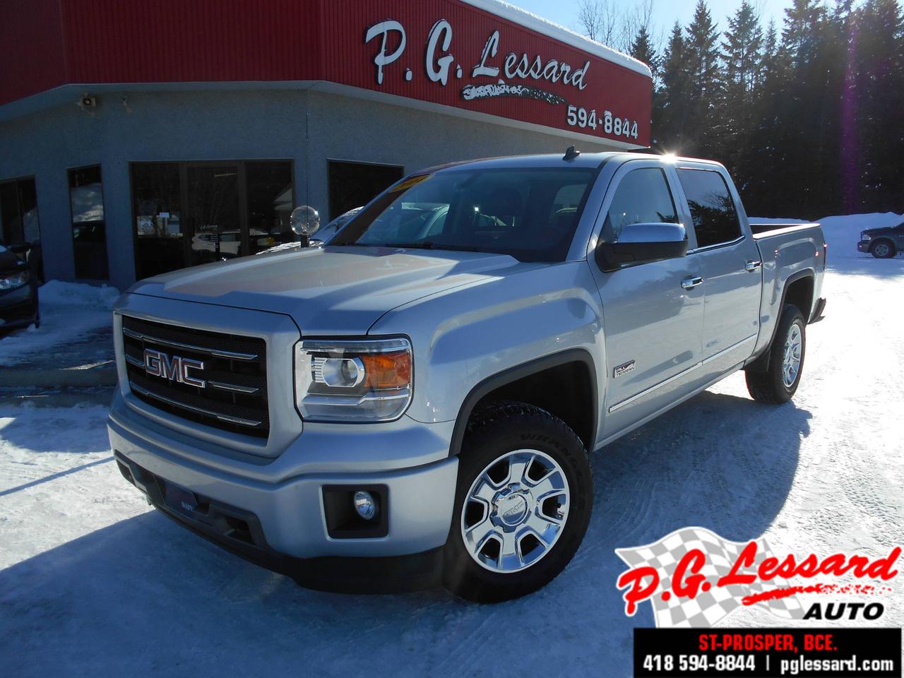 <a href=https://www.pglessard.com/occasion/GMC-Sierra_1500-2014.html>https://www.pglessard.com/occasion/GMC-Sierra_1500-2014.html</a>

GMC Sierra 1500 SLE ALL TERRAIN cabine multiplace caisse courte 4X4 Balance de Garantie GM 30 Janvier 2019 ou 160 000 km PG Lessard Autos à St-Prosper près de St-Georges de Beauce répond aux besoins de chaque client avec grand soin. Nous savons que vous avez de grandes attentes et en tant que concessionnaire automobiles, nous relevons le défi de répondre et de surpasser chaque fois les normes. Laissez-nous vous prouver notre engagement à atteindre lexcellence! WWW.PGLESSARD.COM   1-855-836-5856