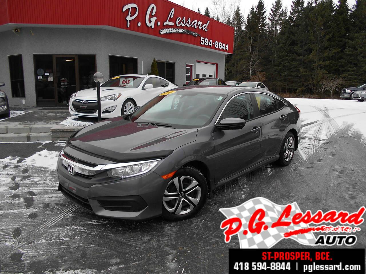 Used 2016 Honda Civic LX 4 portes CVT for sale in St-Prosper, QC