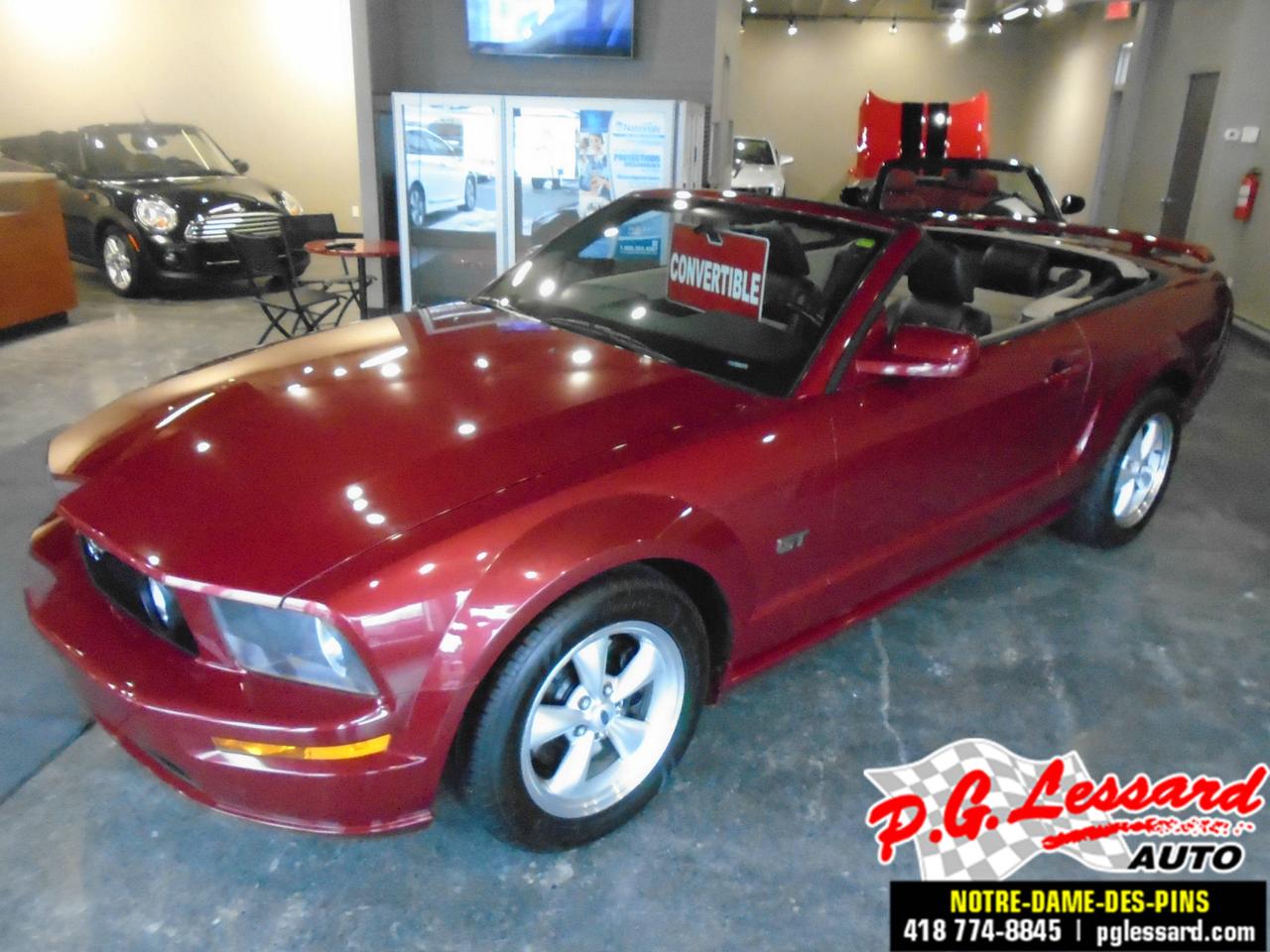 <a href=https://www.pglessard.com/occasion/Ford-Mustang-2007.html>https://www.pglessard.com/occasion/Ford-Mustang-2007.html</a>

V8 convertible manuelle 

Les enregistrement indique reconstruit