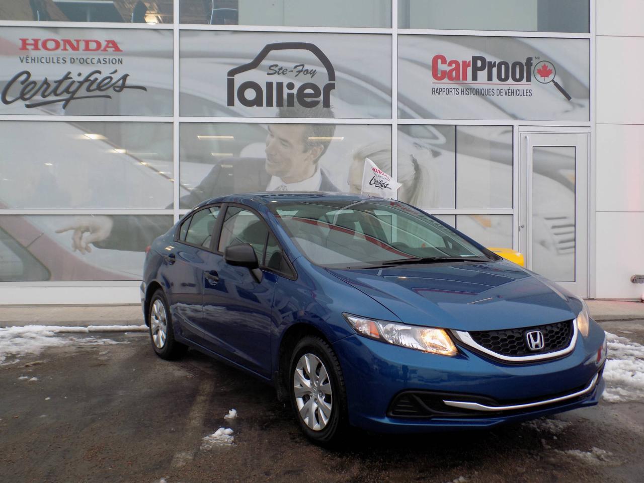 Used 2013 Honda Civic DX for sale in Québec, QC