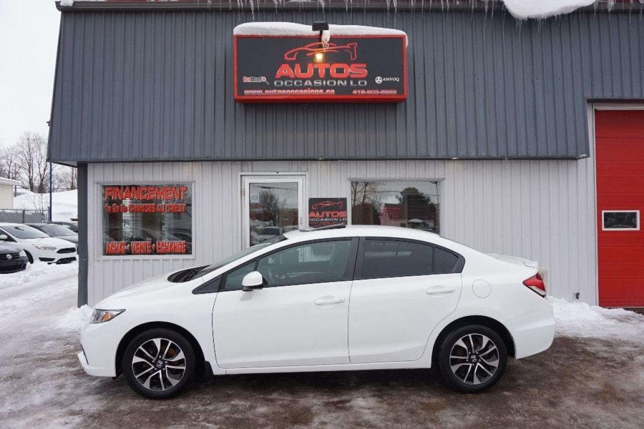 Used 2013 Honda Civic Ex Blanc 5 Vit for sale in Lévis, QC