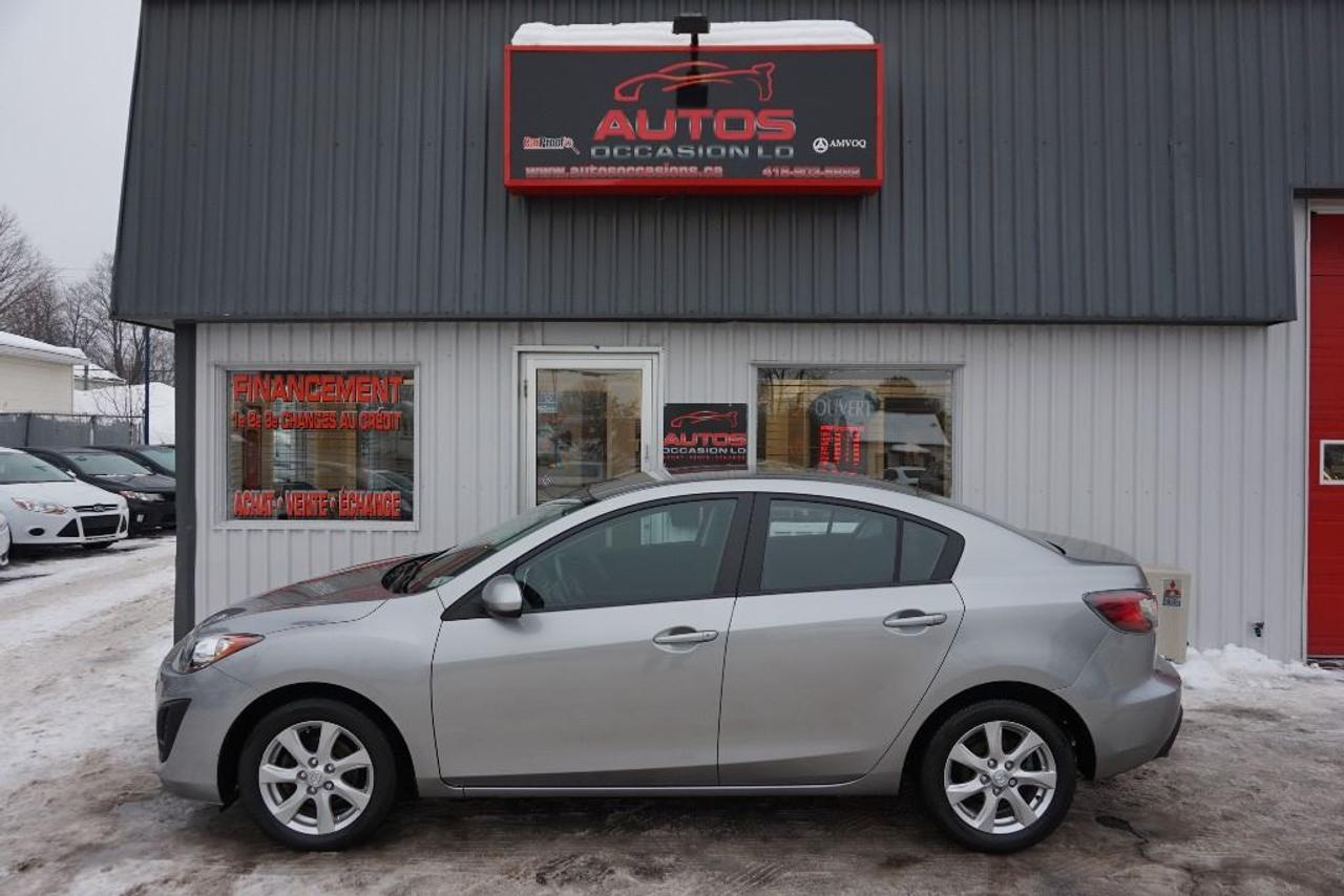 <a href=https://www.autosoccasions.ca/occasion/Mazda-3-2011.html>https://www.autosoccasions.ca/occasion/Mazda-3-2011.html</a>

MAZDA 3 GX 2011 Berline MAZDA3 Édition GX 4cyl 2.0 Litres ** TRÈS BAS KILOMÉTRAGE -- TRANSMISSION MANUELLE 5 VITESSES -- AVEC SEULEMENT 67 000 KM CERTIFIÉ / 1 SEUL PROPRIÉTAIRE : JAMAIS ACCIDENTÉ / 4 CYLINDRES 2.0 Litres TRÈS ÉCONOMIQUE ET FIABILITÉ RECONNUE (JAMAIS ACCIDENTÉ : RAPPORT CARPROOF DISPONIBLE) COULEUR EXTÉRIEUR GRIS FONCÉ, INTÉRIEUR NOIR / GRIS FONCÉ. INSPECTION COMPLÈTE INCLUS -- ÉCHANGE ACCEPTÉ -- FINANCEMENT SUR PLACE À PARTIR 4.99 % -- GARANTIE INCLUS : 1 MOIS OU 1700 KM MOTOPROPULSEUR -- POSSIBILITÉ DE GARANTIE PROLONGÉE À PRIX IMBATTABLE. ÉQUIPEMENT COMPLET GX : AIR CLIMATISÉ - DÉMARREUR À DISTANCE - GROUPES ÉLECTRIQUES COMPLETS - JANTES 15 POUCES / PNEUS DÉTÉ BON - LECTEUR CD Mp3 - CHARGEUR 6CD - SERVO DIRECTION - FREINS ABS - TRACTION CONTRÔLE - TÉLÉVÉROUILLAGE À DISTANCE - VOLANT AJUSTABLE === POUR PLUS DE RENSEIGNEMENTS DEMANDEZ (DAVID.LAMONTAGNE) 418-903-5882 // 418-931-4036 Cell === FINANCEMENT FACILE SUR PLACE À PARTIR 4.99 % NOUS SOMMES OUVERTS 6 JOURS : 2430 BOUL GUILLAUME-COUTURE, LÉVIS G6W-2R5 : AU PLAISIR DE VOUS SERVIR WWW.AUTOSOCCASIONS.CA