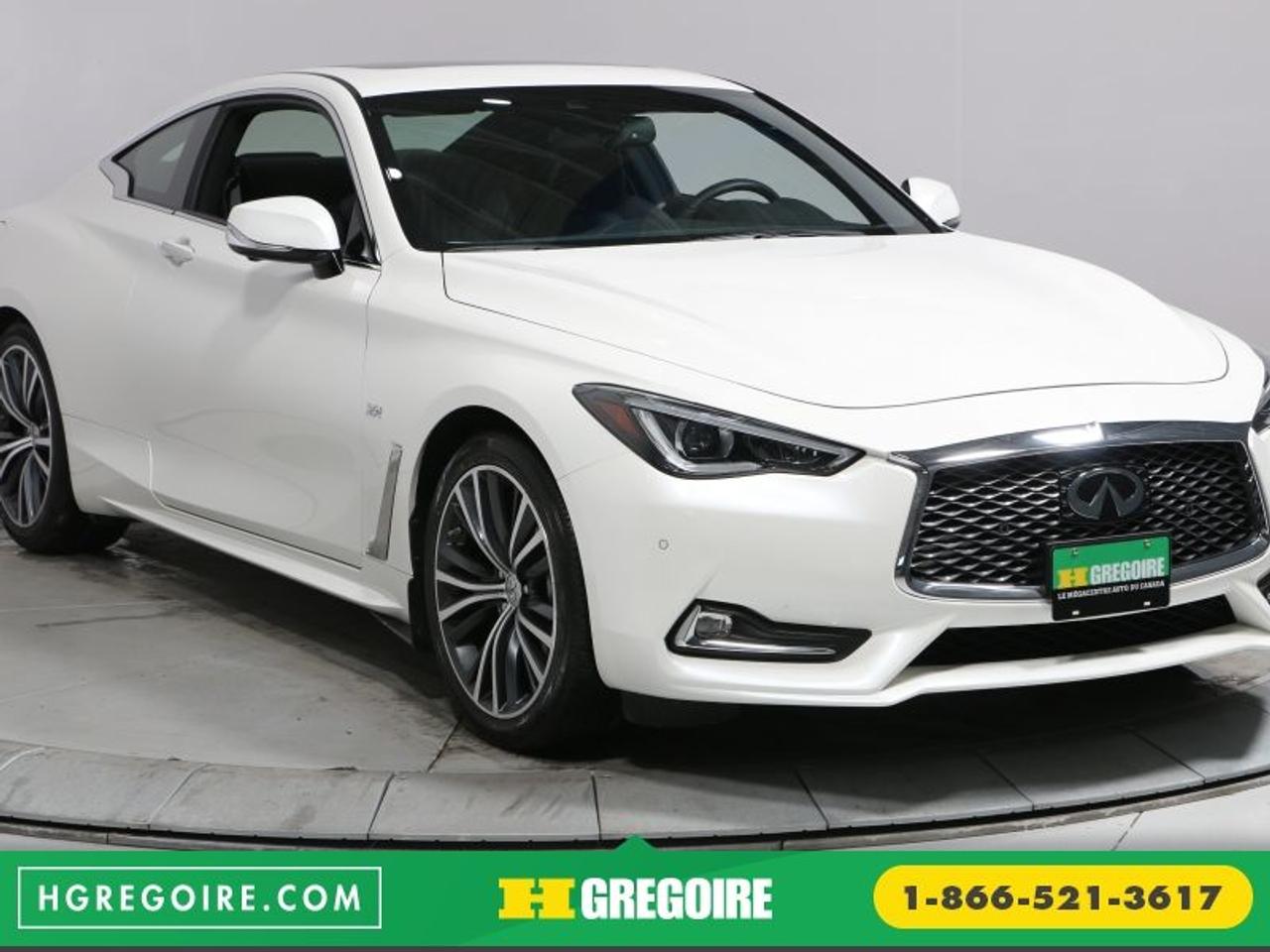 <a href=https://www.autoaubaine.com/Infiniti-Q60-c7005651.html>https://www.autoaubaine.com/Infiniti-Q60-c7005651.html</a>

Infiniti Q60 Q60 Awd Auto A/c Cuir Toit Bluetooth Mags 2017

Toit ouvrant, Freins ABS, Lecteur MP3, Miroirs chauffants, Volant ajustable, Radio satellite, Ordinateur de bord, Volant gain de cuir, Antipatinage, Phares antibrouillards, Climatisation

ECONOMISER 11 498$! Camera de recul, Ensemble audio premium, Systeme de navigation, Bluetooth, Aucun frais caché, Taux dintérêt imbattable! Ouvert 7 jours. Inspection en plus de 125 points et rigoureux processus de remise à neuf. Satisfaction garantie de 3 jours ou argent remis et privilège déchange 30 jours. Obtenez le meilleur taux de financement et même une 2e ou 3e chance au crédit. Pour plus dinformation sur cette voiture et pour obtenir le rapport dhistorique CarProof gratuitement, visitez https://www.hgregoire.com/fr-stk/919662. *Prix du manufacturier neuf (52 990$)