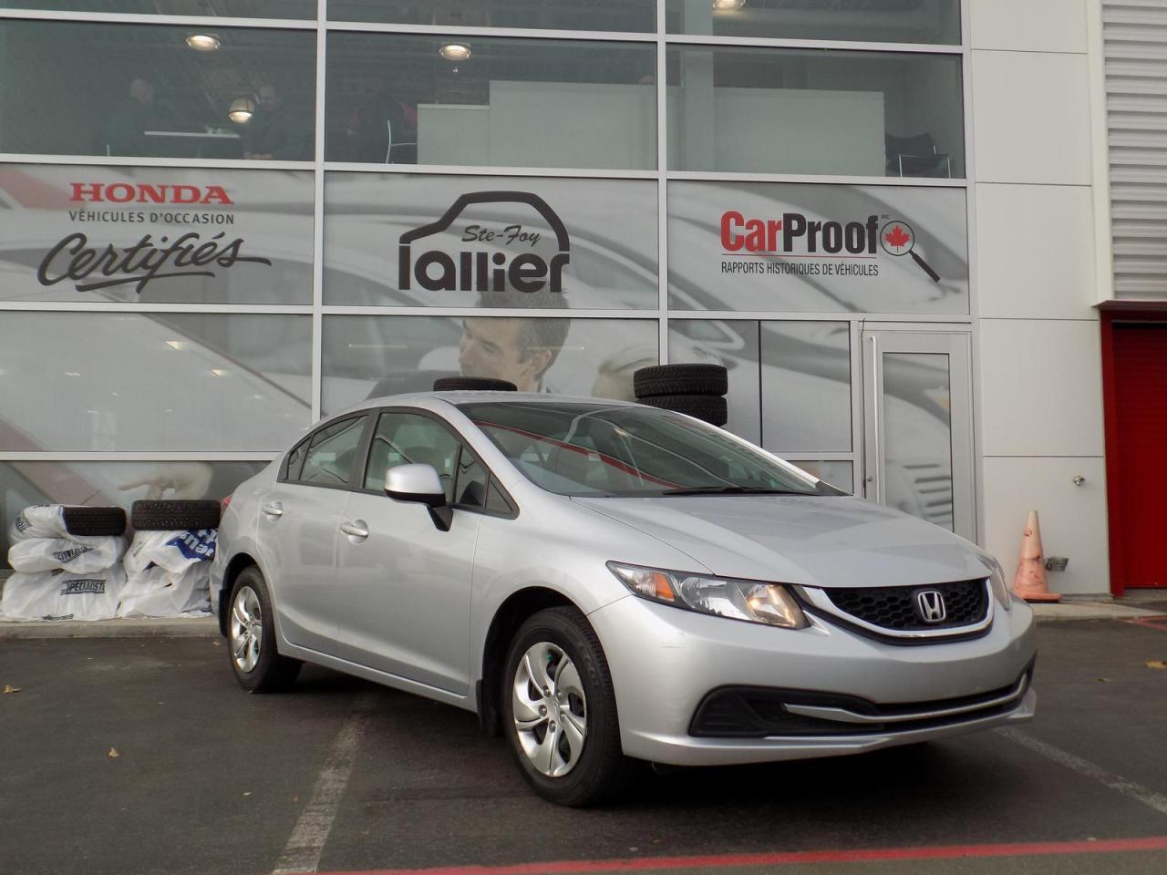 Used 2013 Honda Civic LX for sale in Québec, QC
