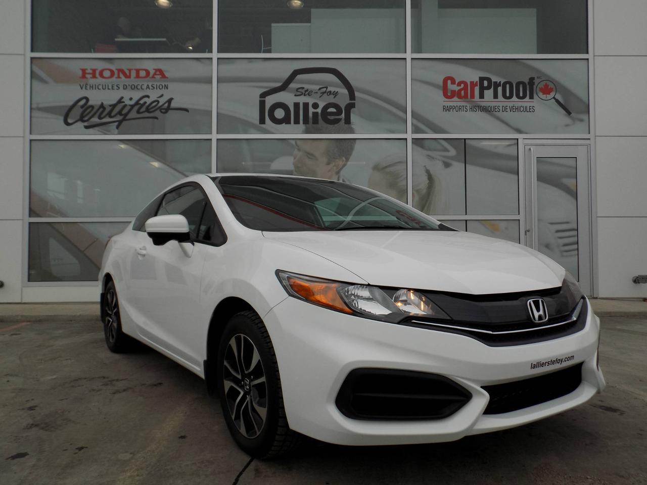 Used 2014 Honda Civic EX for sale in Qu&eacute;bec, QC