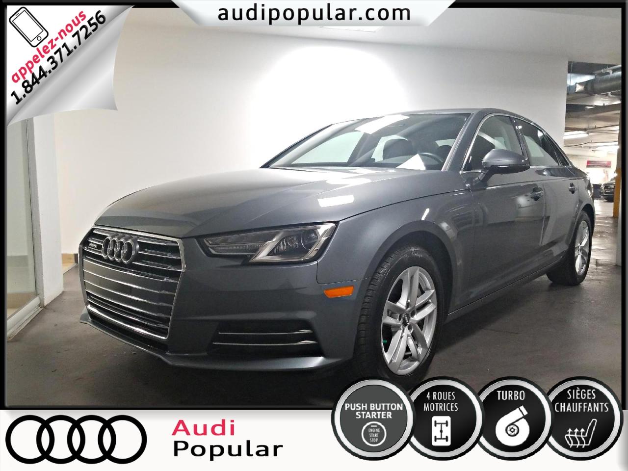 Used 2017 Audi A4 Komfort berline 4 portes quattro for sale in Montréal, QC