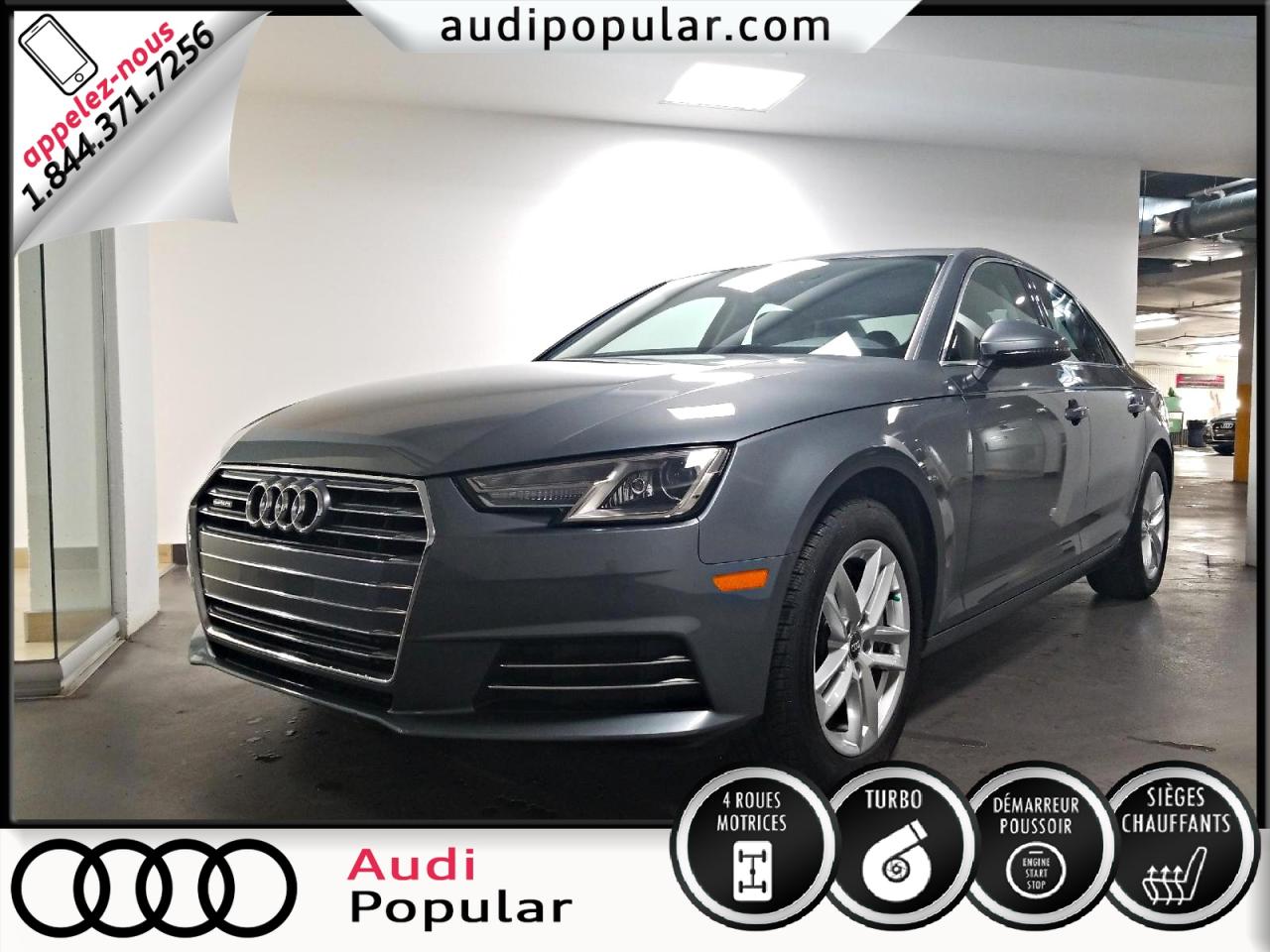 Used 2017 Audi A4 Komfort berline 4 portes quattro BA for sale in Montréal, QC