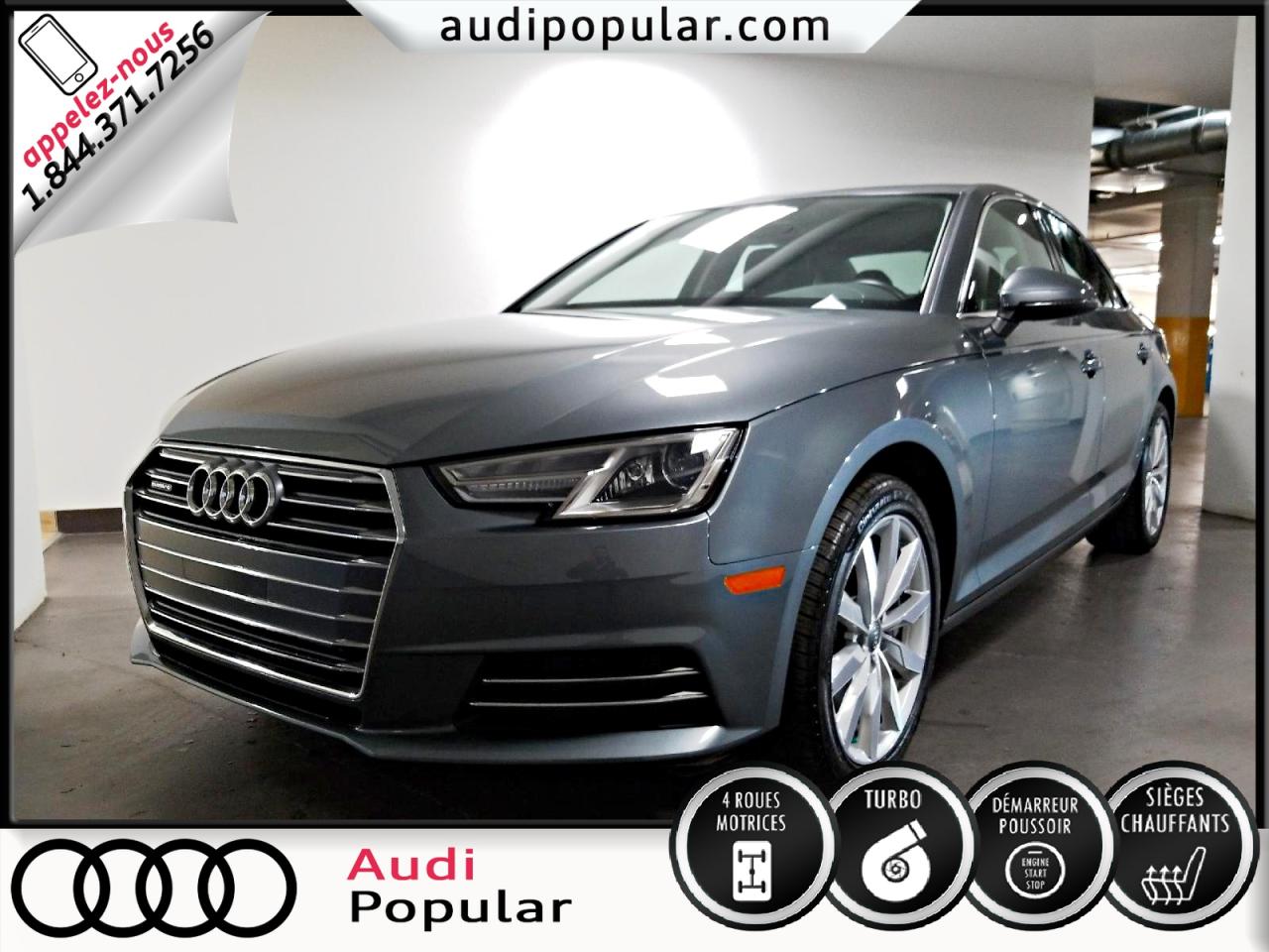 Used 2017 Audi A4 Komfort berline 4 portes quattro BA for sale in Montréal, QC