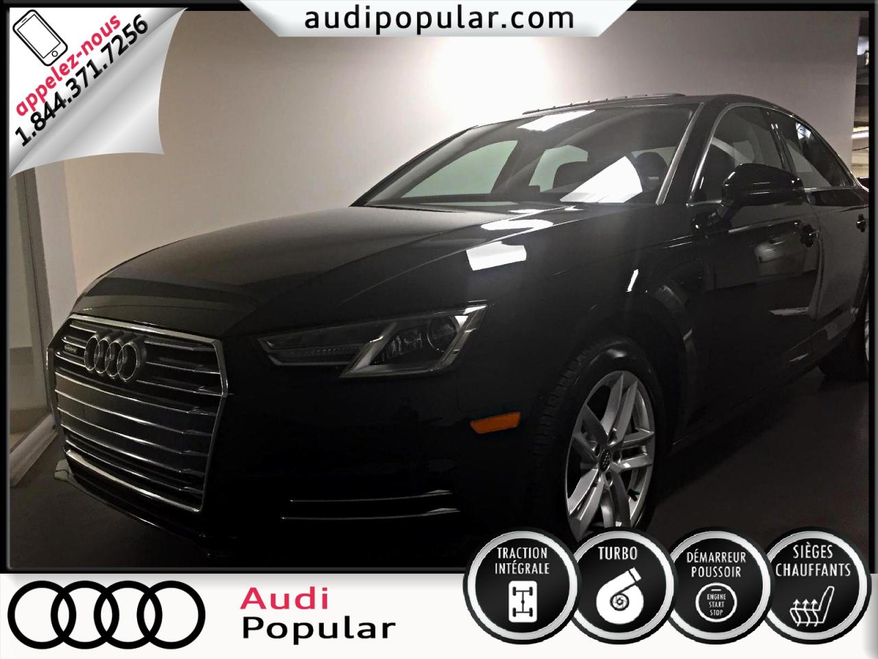 Used 2017 Audi A4 Komfort berline 4 portes quattro BA for sale in Montréal, QC