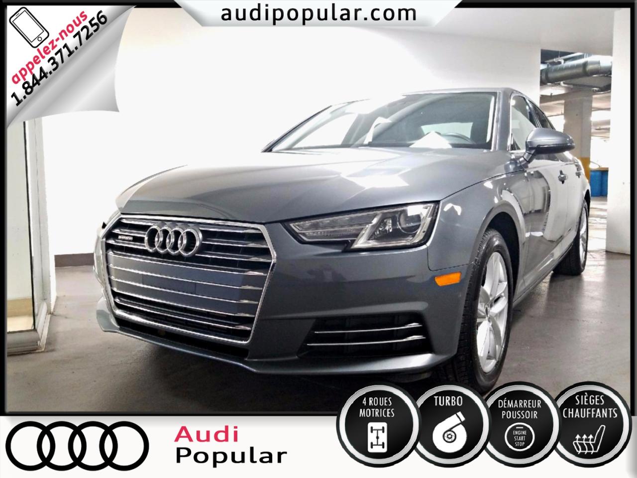 Used 2017 Audi A4 Komfort berline 4 portes quattro BA for sale in Montréal, QC