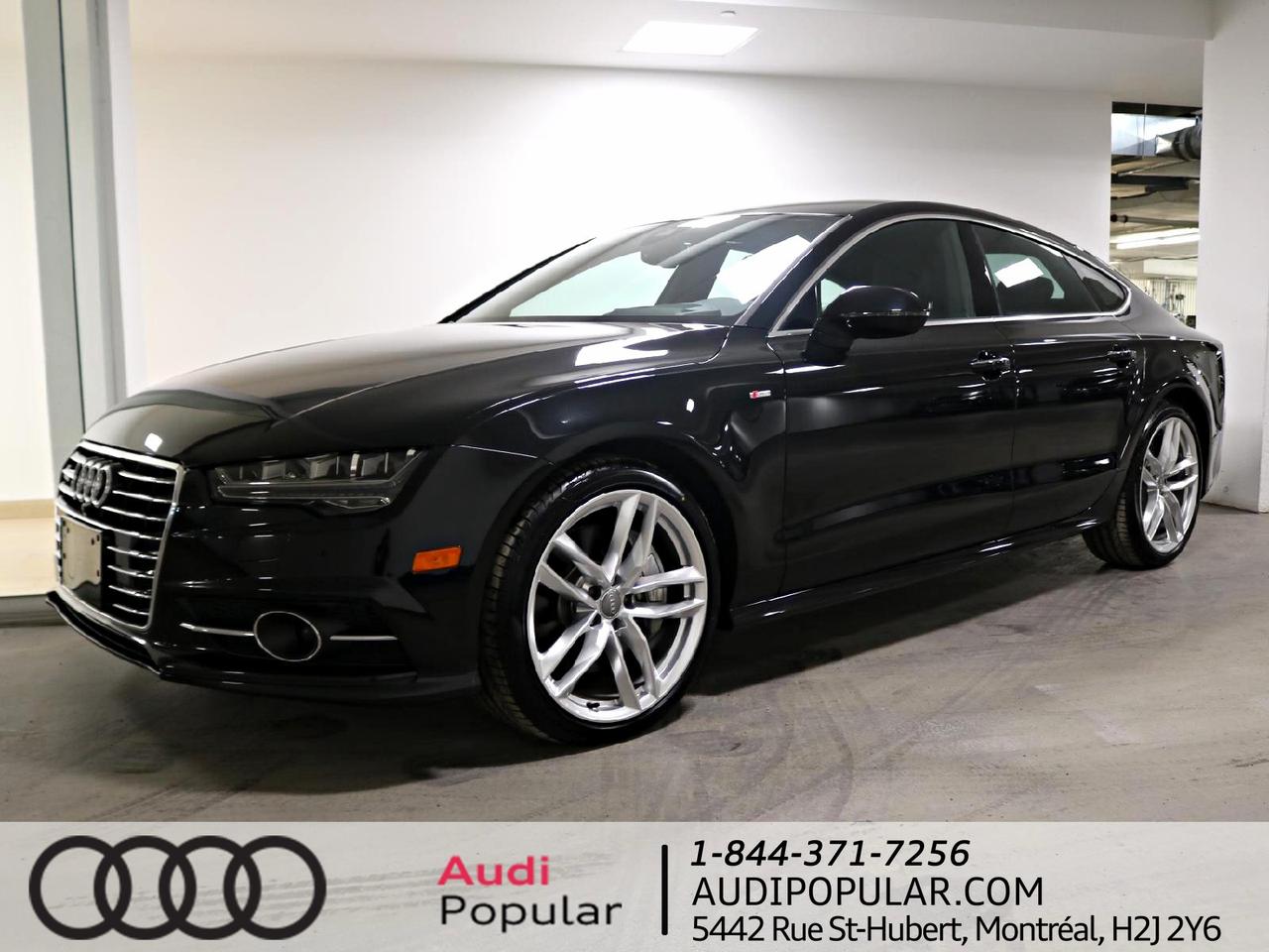 <a href=https://www.audipopular.com/occasion/Audi-A7-2016.html>https://www.audipopular.com/occasion/Audi-A7-2016.html</a>

très beau A7 TDI Technik avec beaucoup doption avec un rabais du manufacturier qui est déjà enlevé du prix affiché.
avec très  peut de Kilométrage 100 
Jamais accidenté 
 certification 5 ans ou 100.000 km inclus 
A qui la chance 
Seulement chez Audi Popular  
Un essai pour vous convaincre