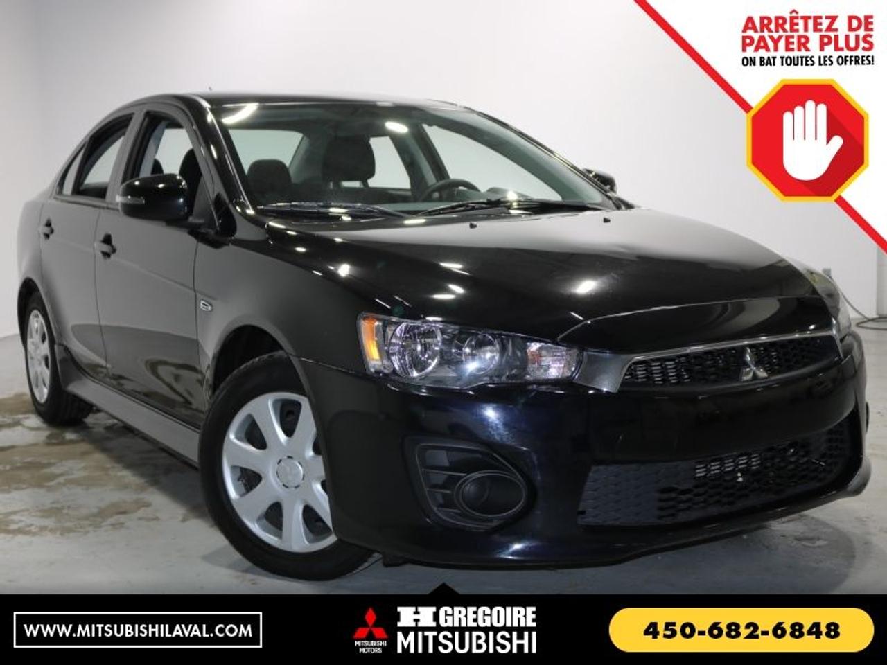 <a href=https://www.autoaubaine.com/Mitsubishi-Lancer-c7019687.html>https://www.autoaubaine.com/Mitsubishi-Lancer-c7019687.html</a>

Mitsubishi Lancer Es Cvt Sieges-Chauf Bluetooth A/c Usb/mp3 Cruise 2016

Freins ABS, Lecteur MP3, Miroirs chauffants, Volant ajustable, Ordinateur de bord, Antipatinage

CERTIFIE Vaste inventaire de vehicules doccasion au meilleur prix du marche. Recevez le MAXIMUM pour votre vehicule dechange! Financement avec taux dinteret imbattable! Ouvert 7 jours. Pour plus dinformations sur cette voiture, passez nous voir ou visitez https://mitsubishilaval.com/fr-stk/MU0220