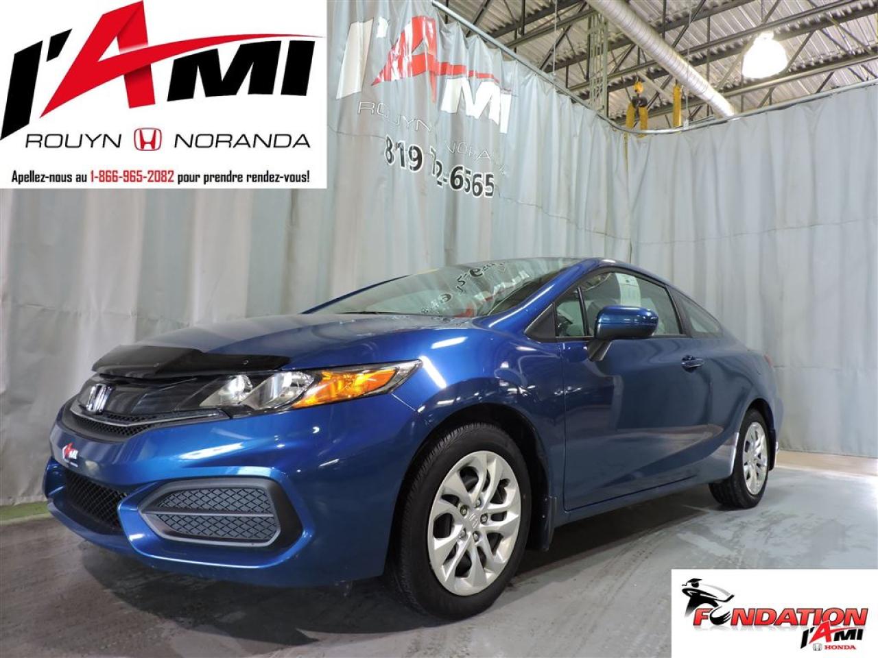 Used 2014 Honda Civic LX for sale in Rouyn-Noranda, QC