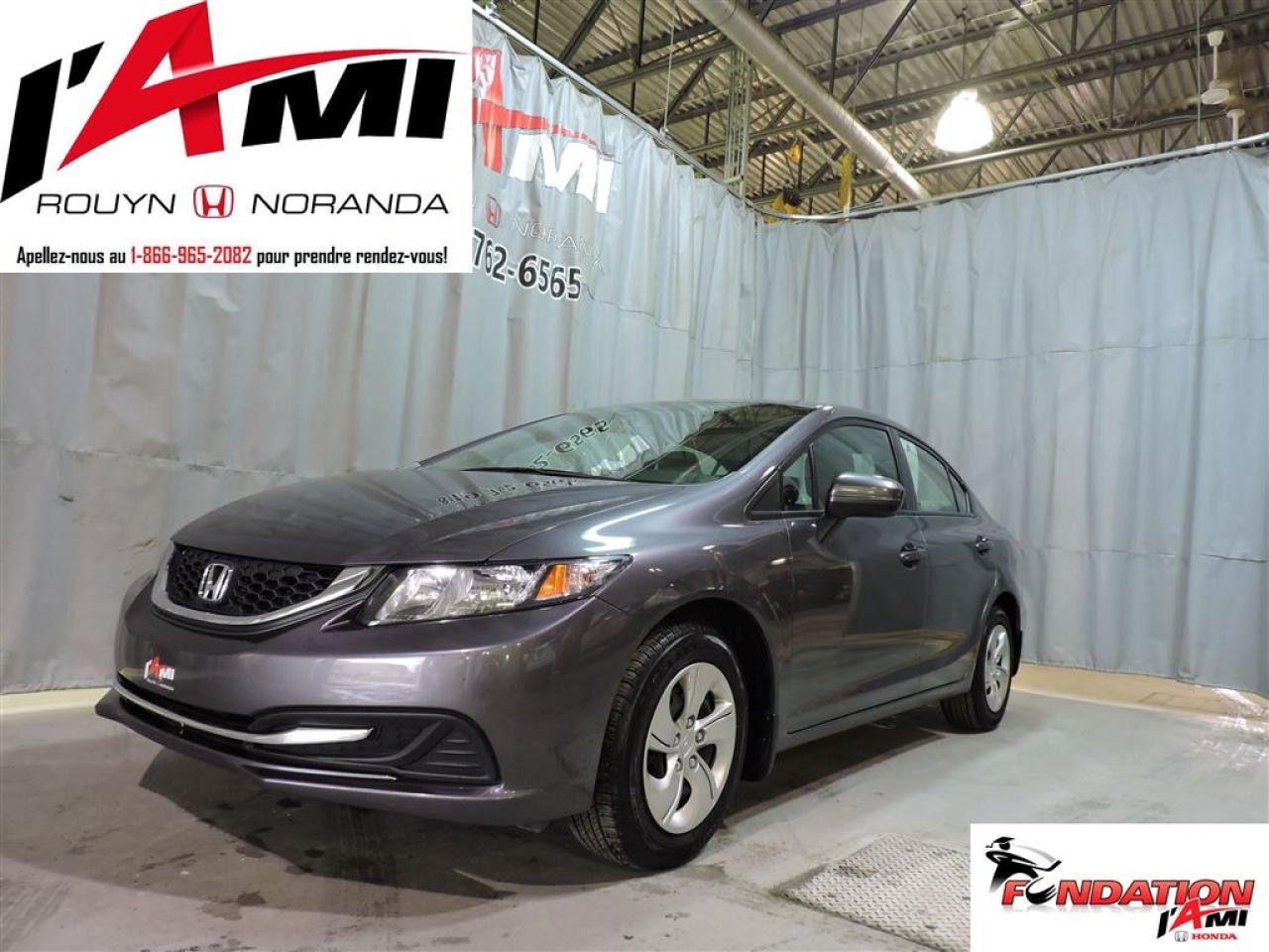 Used 2015 Honda Civic LX for sale in Rouyn-Noranda, QC