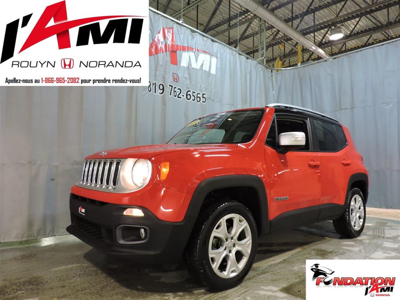 Used 2015 Jeep Renegade Ltd Gps Cuir for sale in Rouyn-Noranda, QC