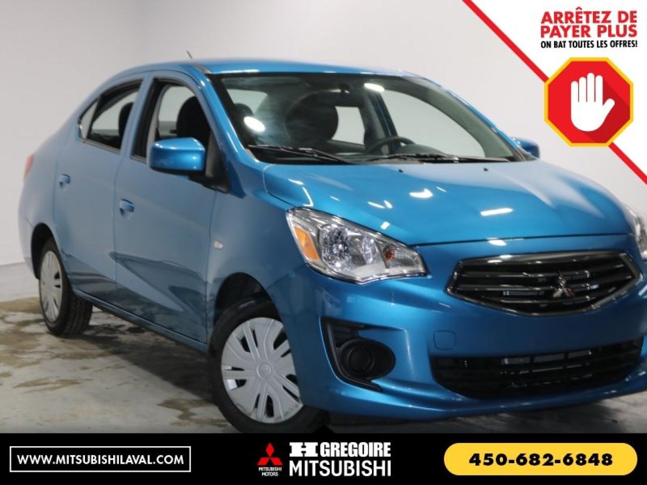Used 2017 Mitsubishi Mirage Es A/c for sale in St-Léonard, QC