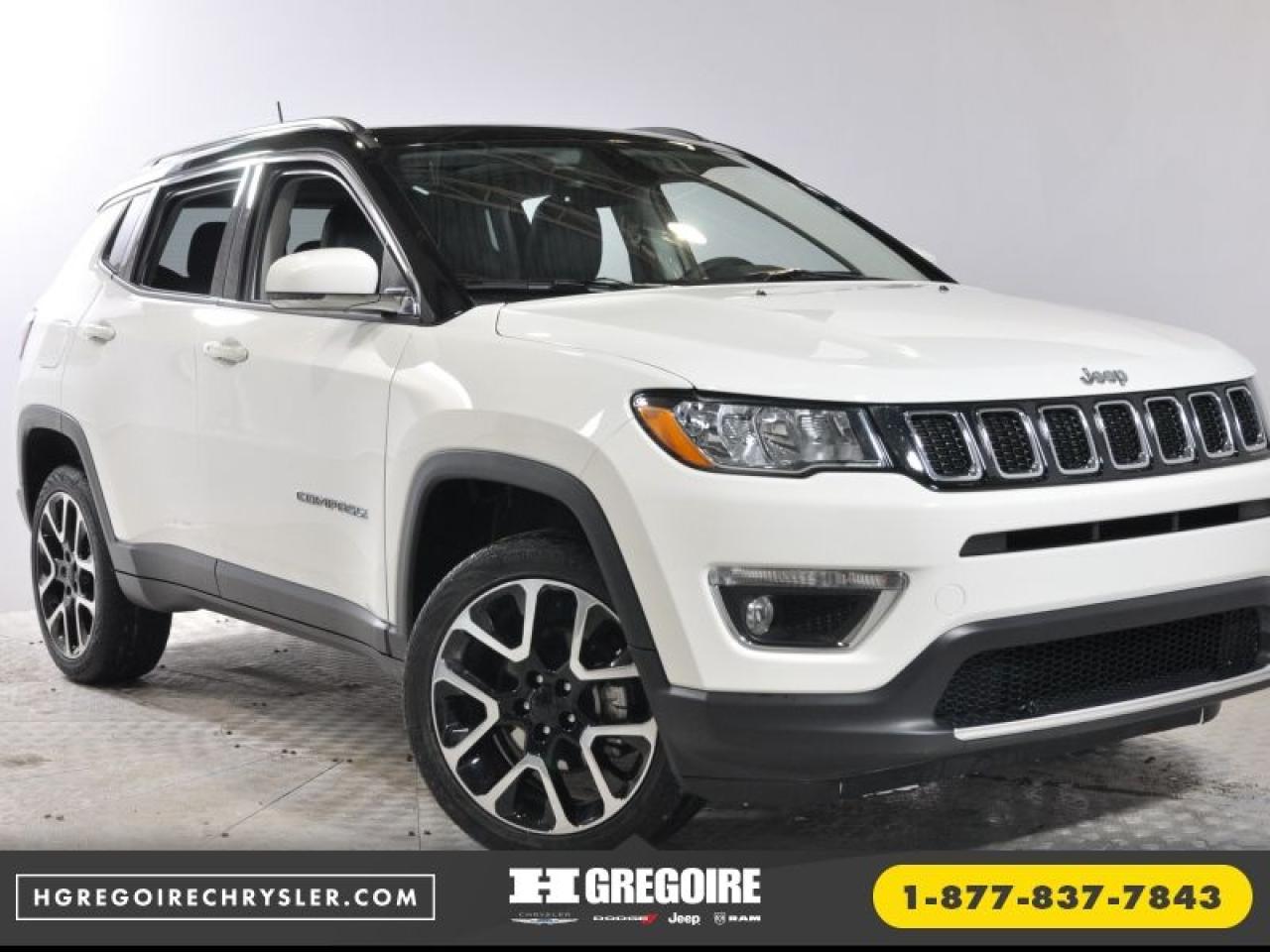Used 2017 Jeep Compass Ltd Gps Cuir Sunroof for sale in St-Léonard, QC
