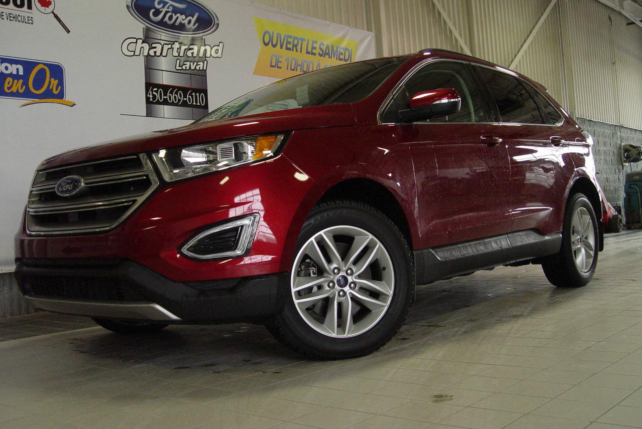 <a href=https://www.chartrandford.com/occasion/Ford-Edge-2016.html>https://www.chartrandford.com/occasion/Ford-Edge-2016.html</a>

Ford Edge SEL Traction intégrale 2016

Groupe déquipement 201A
Démarreur à distance
Volant chauffant
Chauffe moteur
Ensemble remorquage

Disponible dès maintenant chez Chartrand Ford à Laval à deux pas de Montréal. Les meilleures transactions sont chez Chartrand Ford. Le financement est facile et rapide. Notre équipe dexpert saura répondre à toutes vos questions au 450.669.6110
